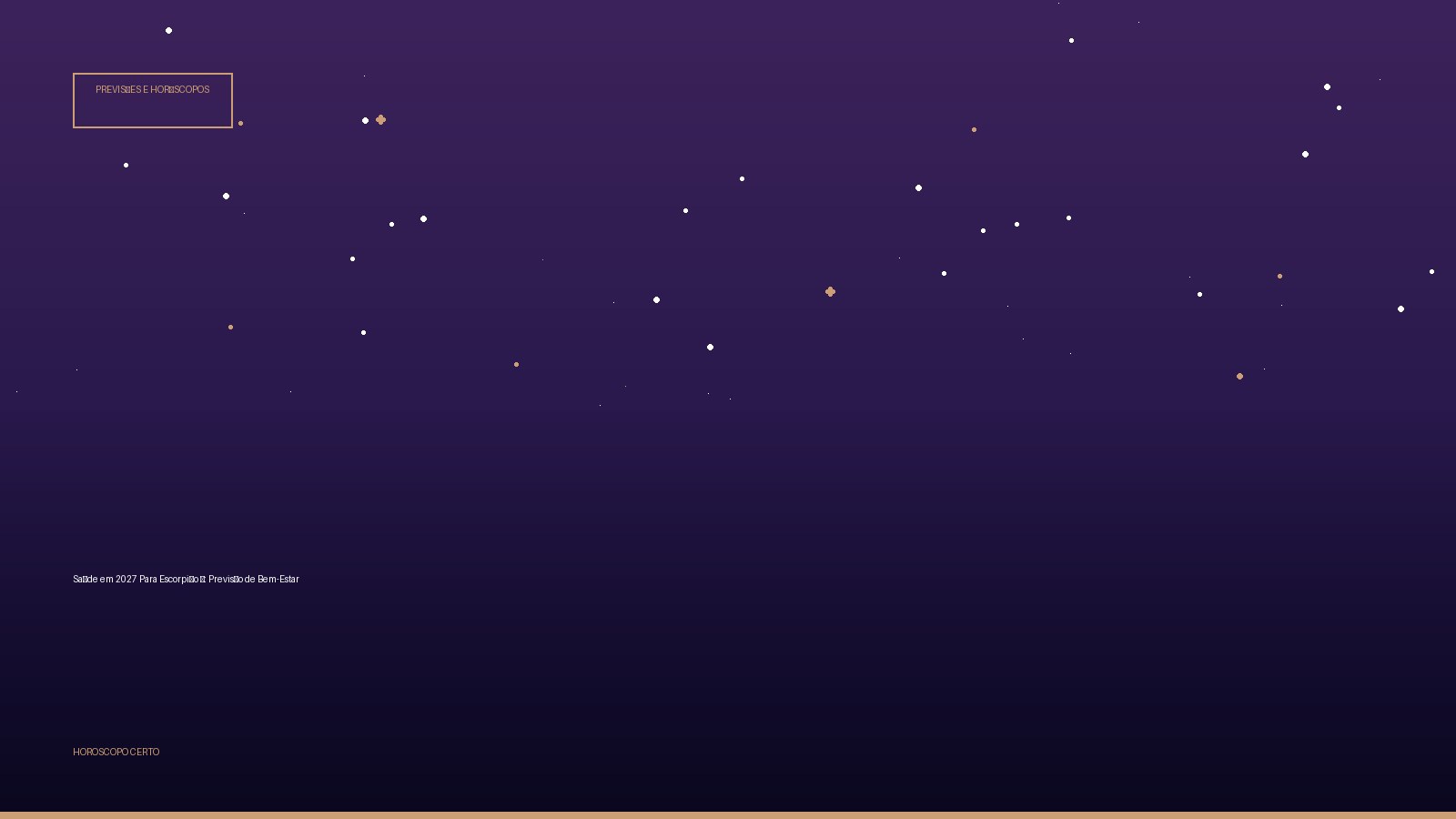 Saúde em 2027 Para Escorpião ♏: Previsão de Bem-Estar — Previsões e Horóscopos no Horoscopo Certo