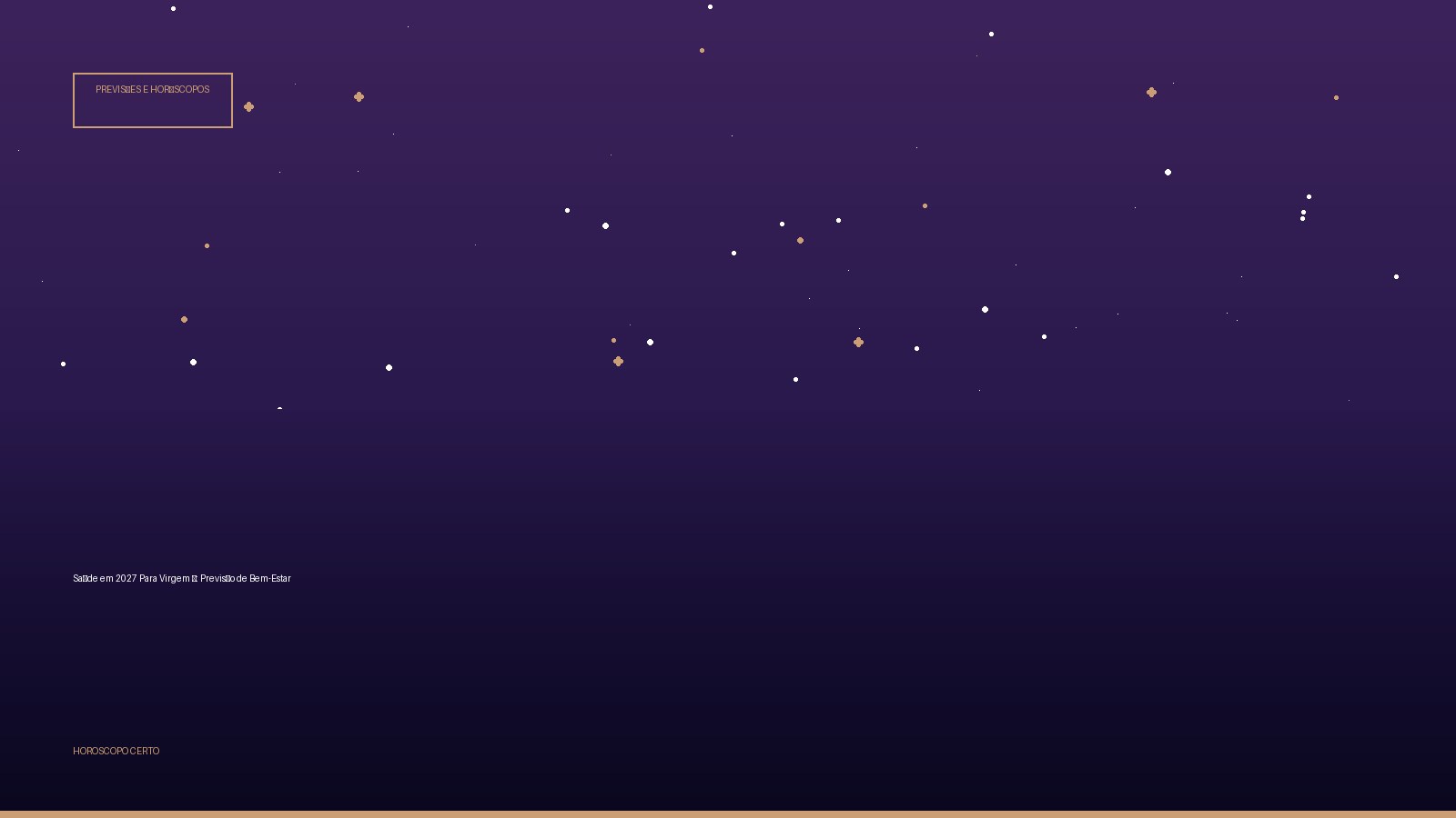 Saúde em 2027 Para Virgem ♍: Previsão de Bem-Estar — Previsões e Horóscopos no Horoscopo Certo