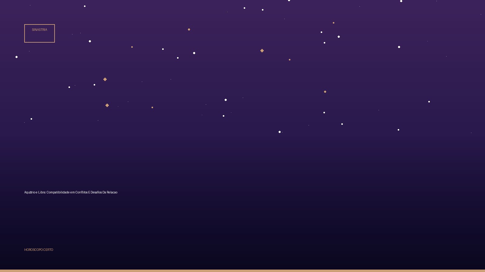 Aquário e Libra: Compatibilidade em Conflitos E Desafios Da Relacao — Sinastria no Horoscopo Certo