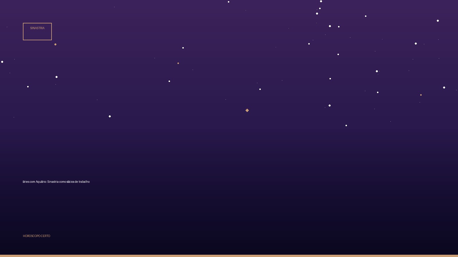 Áries com Aquário: Sinastria como sócios de trabalho — Sinastria no Horoscopo Certo