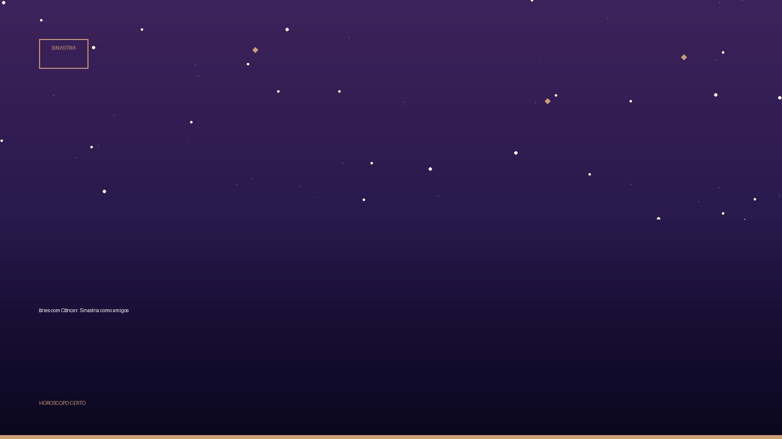 Áries com Câncer: Sinastria como amigos — Sinastria no Horoscopo Certo