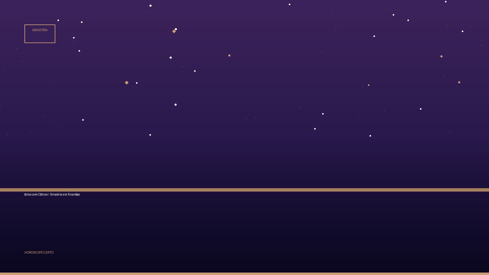 Áries com Câncer: Sinastria em finanças — Sinastria no Horoscopo Certo