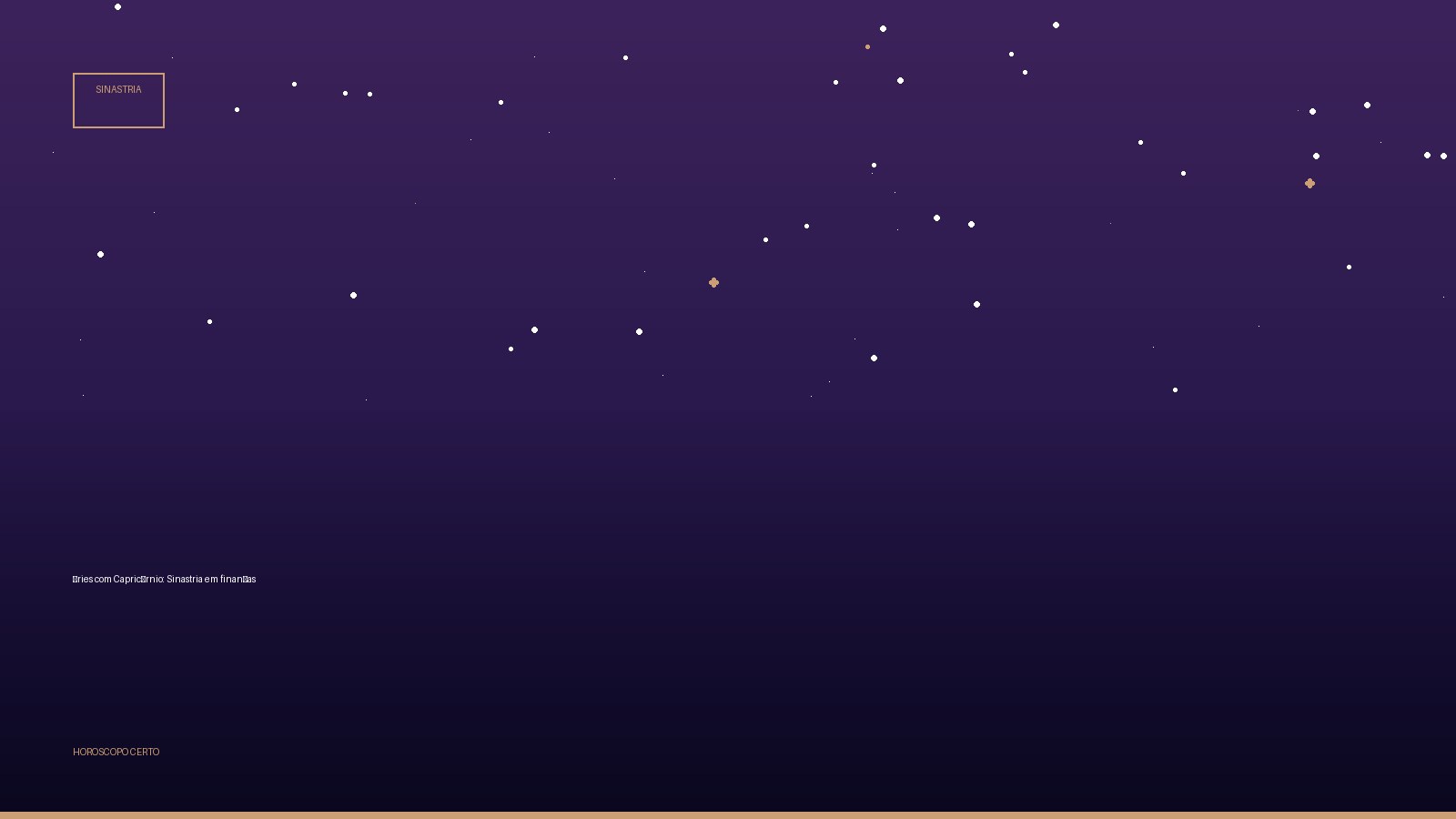 Áries com Capricórnio: Sinastria em finanças — Sinastria no Horoscopo Certo