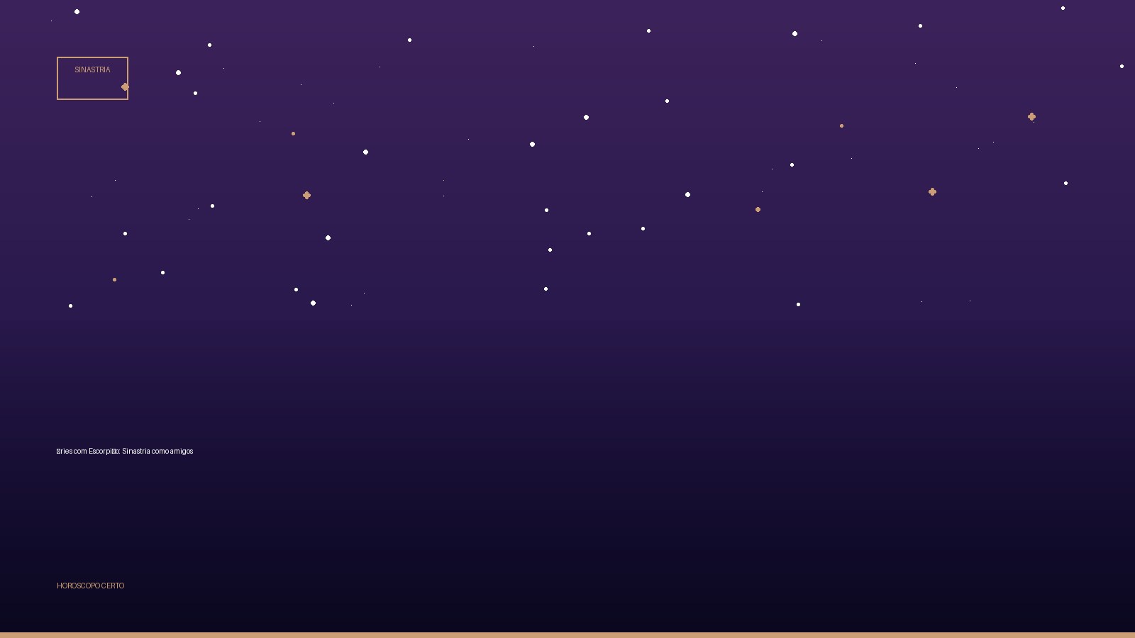 Áries com Escorpião: Sinastria como amigos — Sinastria no Horoscopo Certo