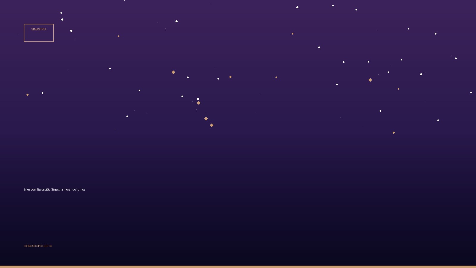 Áries com Escorpião: Sinastria morando juntos — Sinastria no Horoscopo Certo