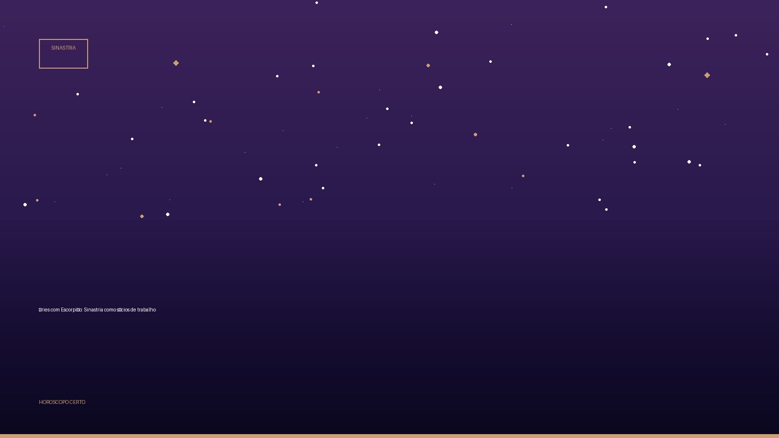 Áries com Escorpião: Sinastria como sócios de trabalho — Sinastria no Horoscopo Certo