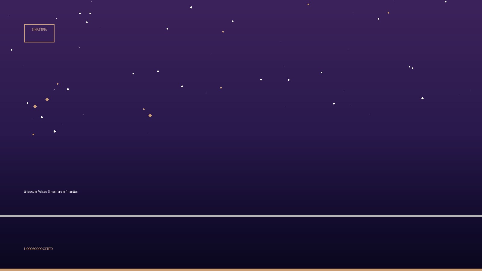 Áries com Peixes: Sinastria em finanças — Sinastria no Horoscopo Certo