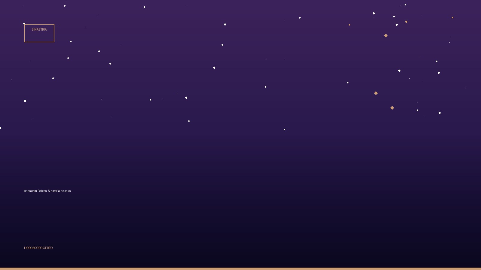 Áries com Peixes: Sinastria no sexo — Sinastria no Horoscopo Certo