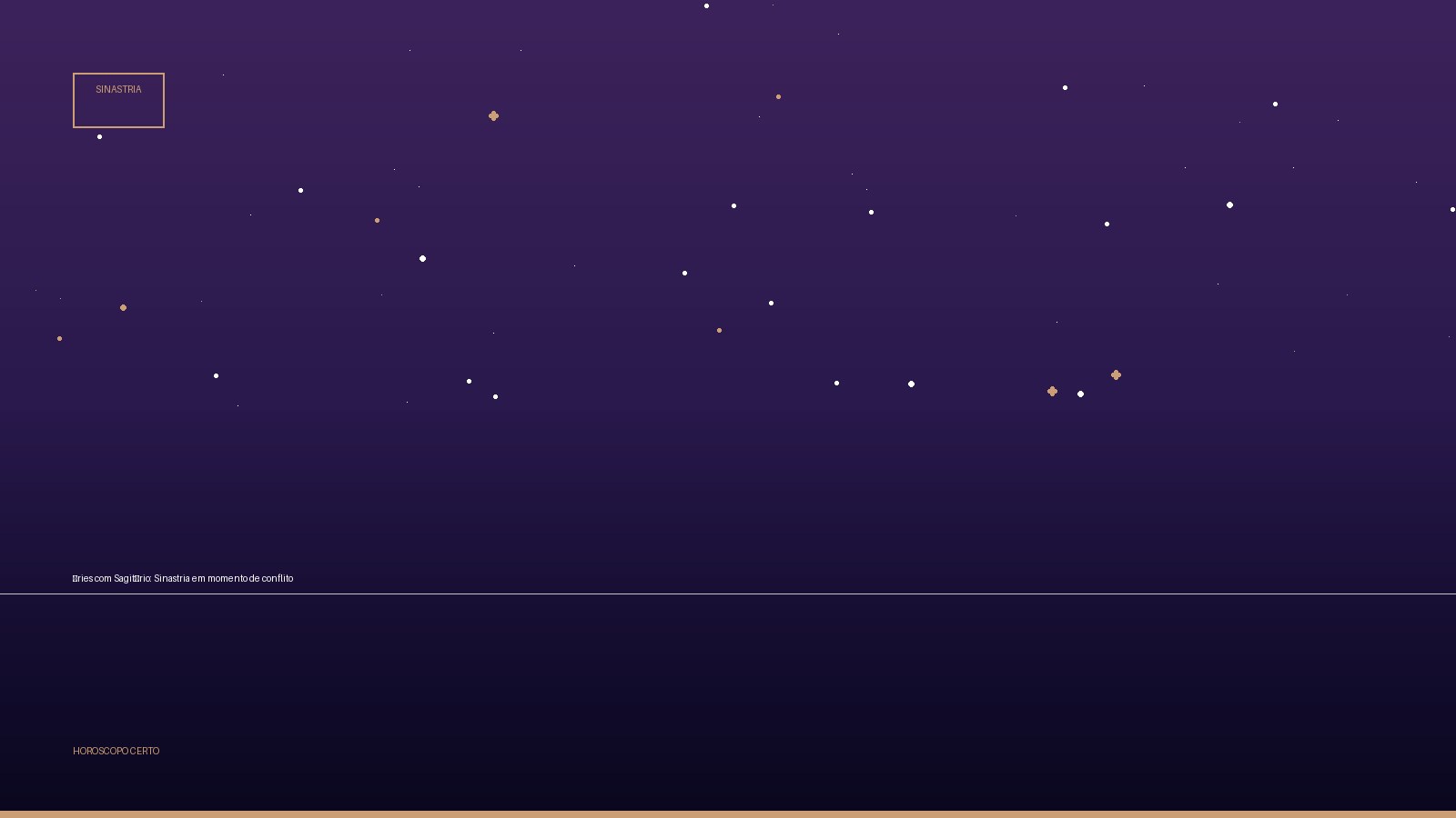 Áries com Sagitário: Sinastria em momento de conflito — Sinastria no Horoscopo Certo