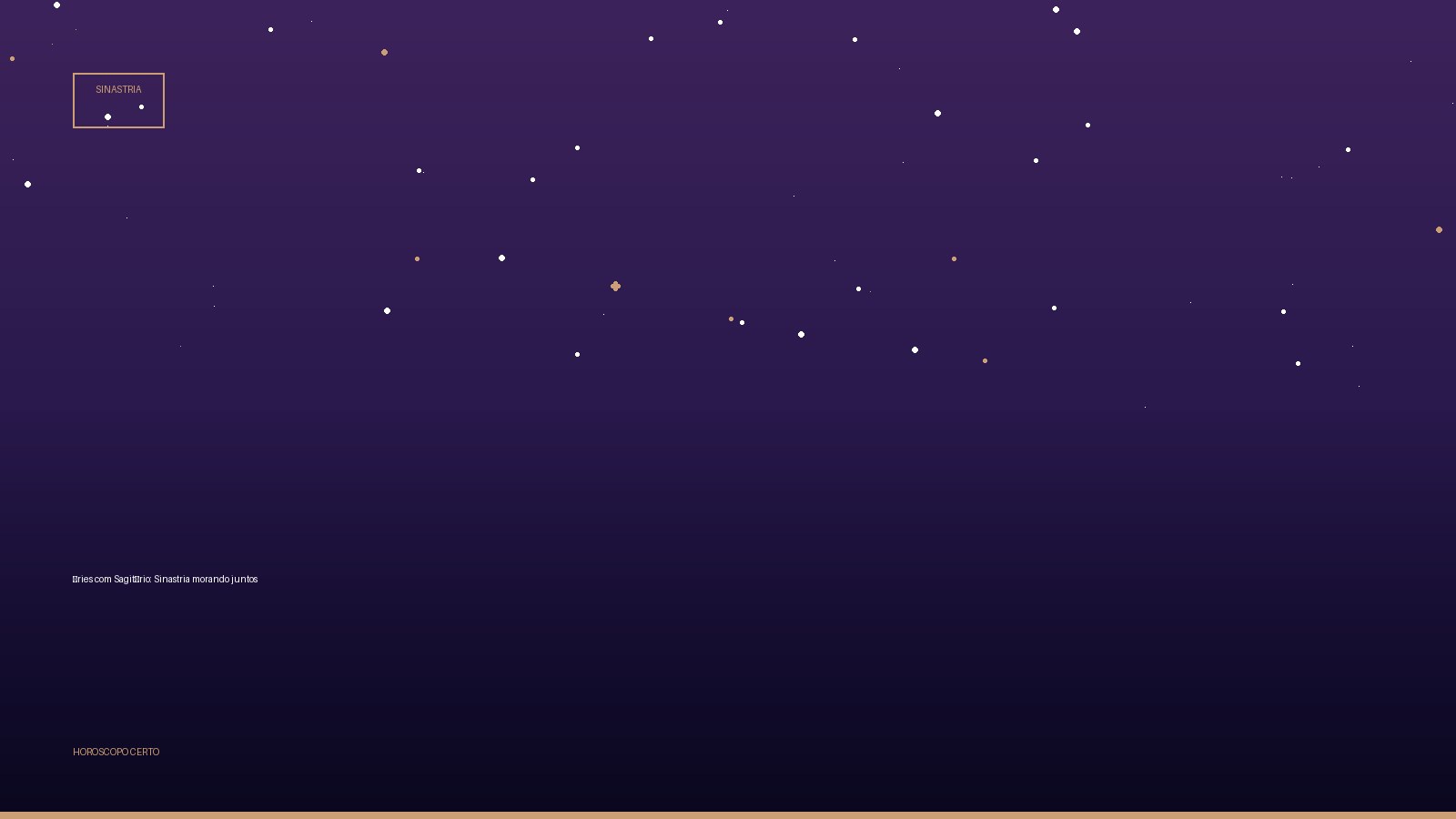 Áries com Sagitário: Sinastria morando juntos — Sinastria no Horoscopo Certo