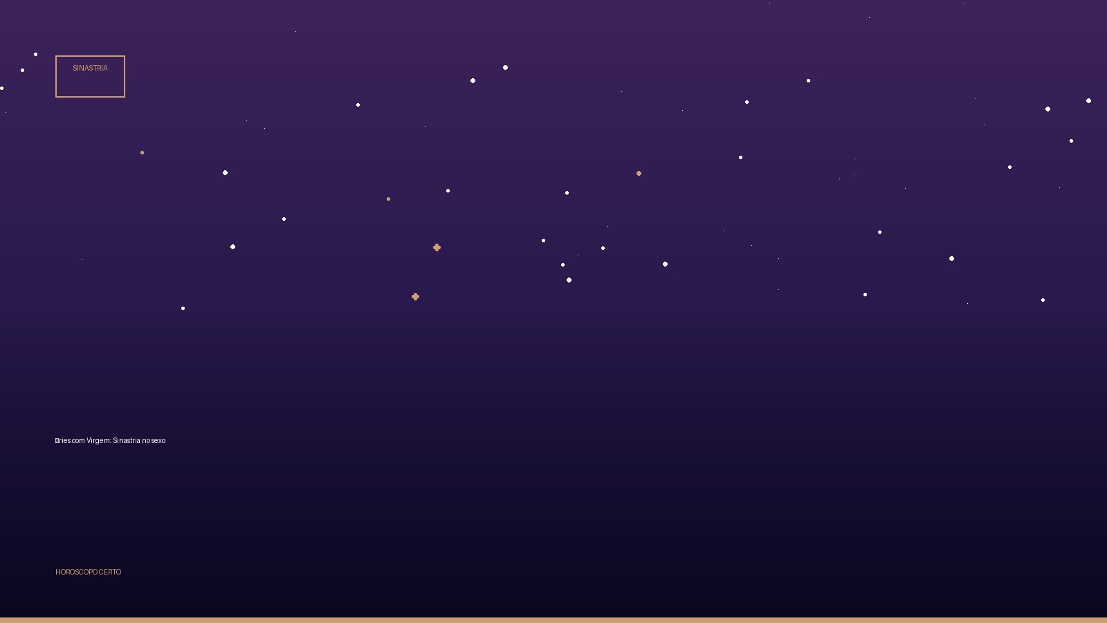 Áries com Virgem: Sinastria no sexo — Sinastria no Horoscopo Certo