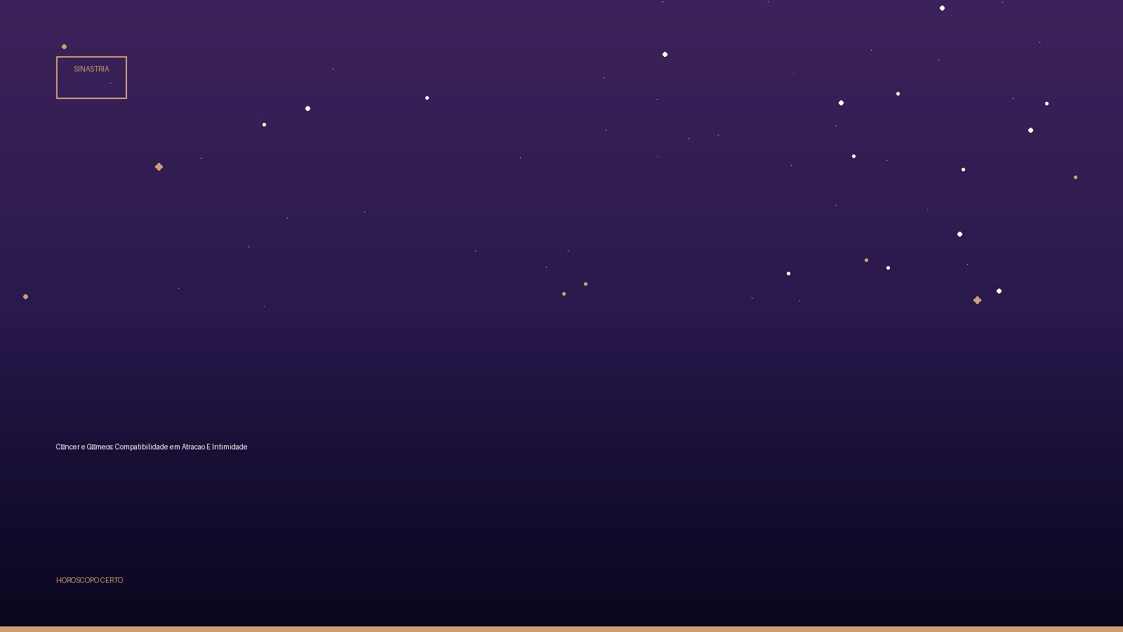 Câncer e Gêmeos: Compatibilidade em Atracao E Intimidade — Sinastria no Horoscopo Certo