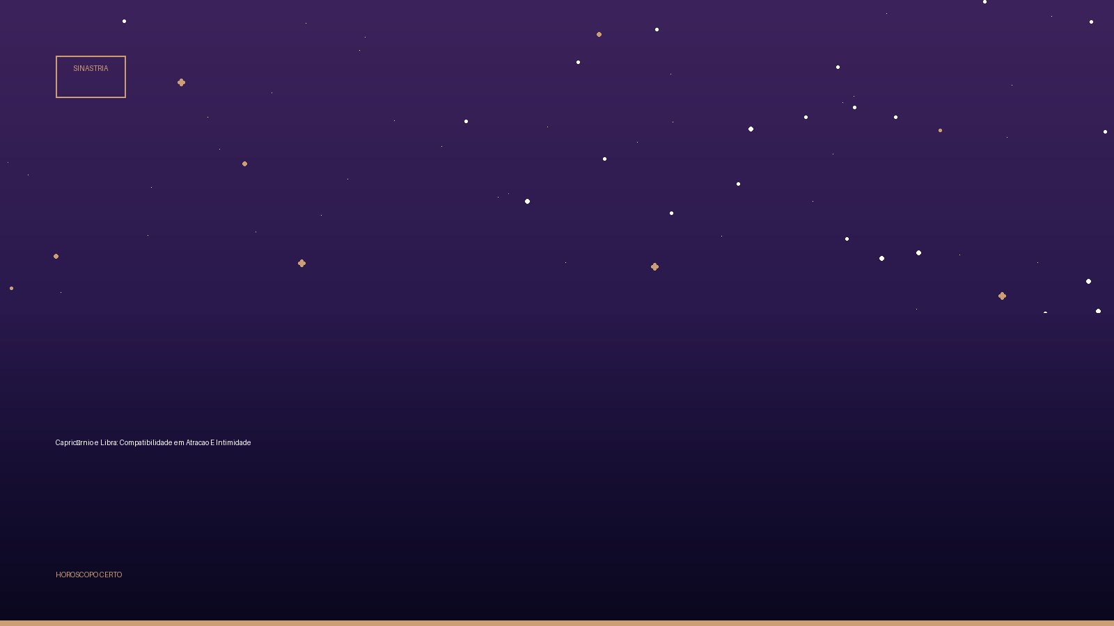 Capricórnio e Libra: Compatibilidade em Atracao E Intimidade — Sinastria no Horoscopo Certo