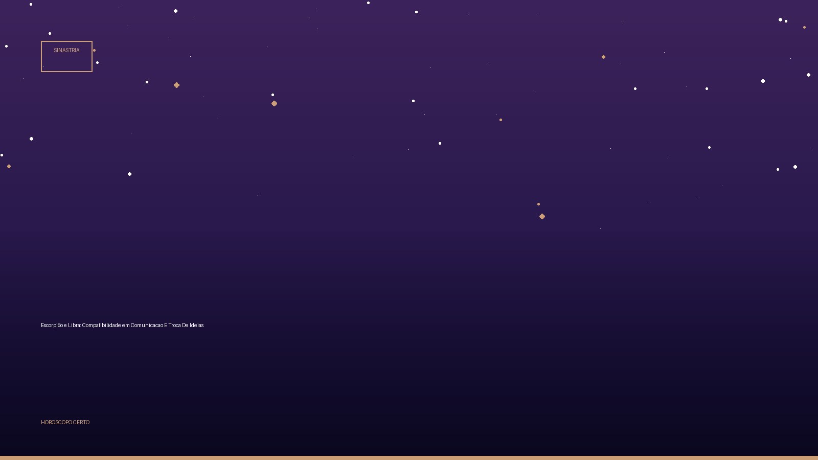 Escorpião e Libra: Compatibilidade em Comunicacao E Troca De Ideias — Sinastria no Horoscopo Certo