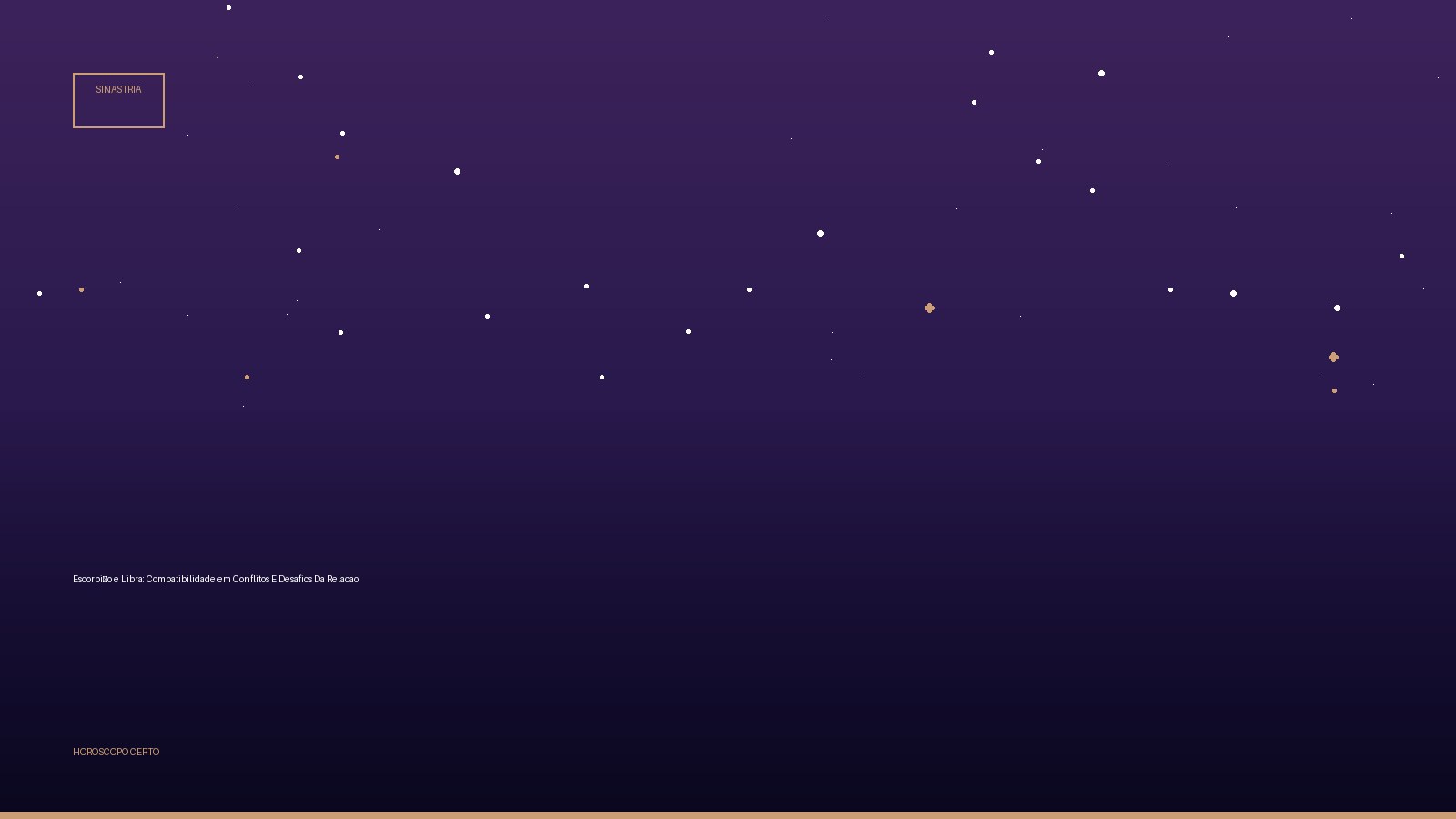 Escorpião e Libra: Compatibilidade em Conflitos E Desafios Da Relacao — Sinastria no Horoscopo Certo