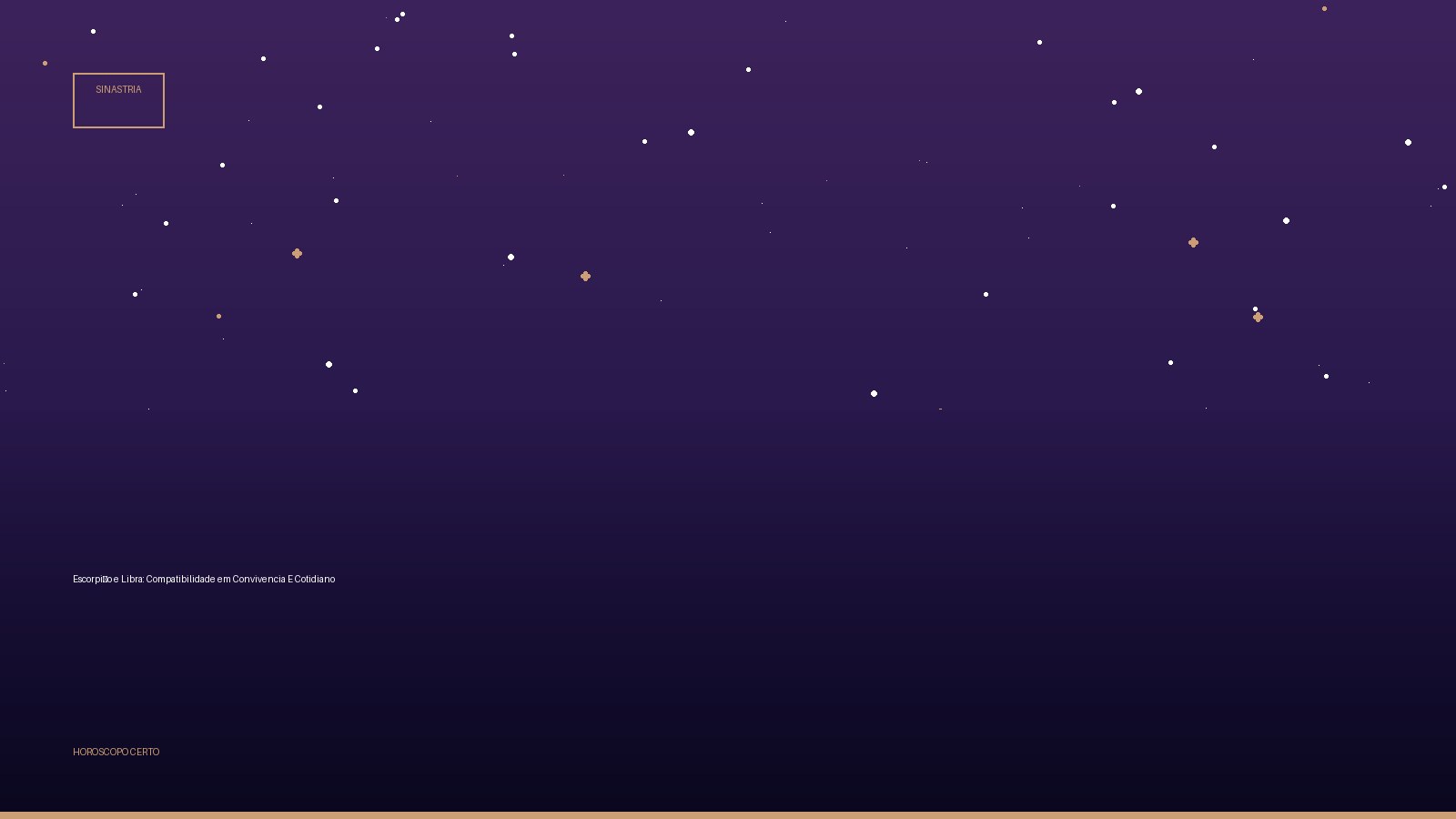 Escorpião e Libra: Compatibilidade em Convivencia E Cotidiano — Sinastria no Horoscopo Certo