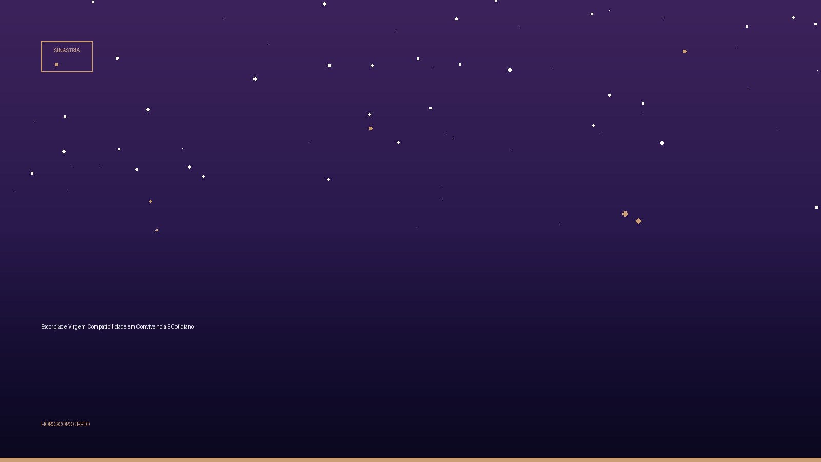 Escorpião e Virgem: Compatibilidade em Convivencia E Cotidiano — Sinastria no Horoscopo Certo