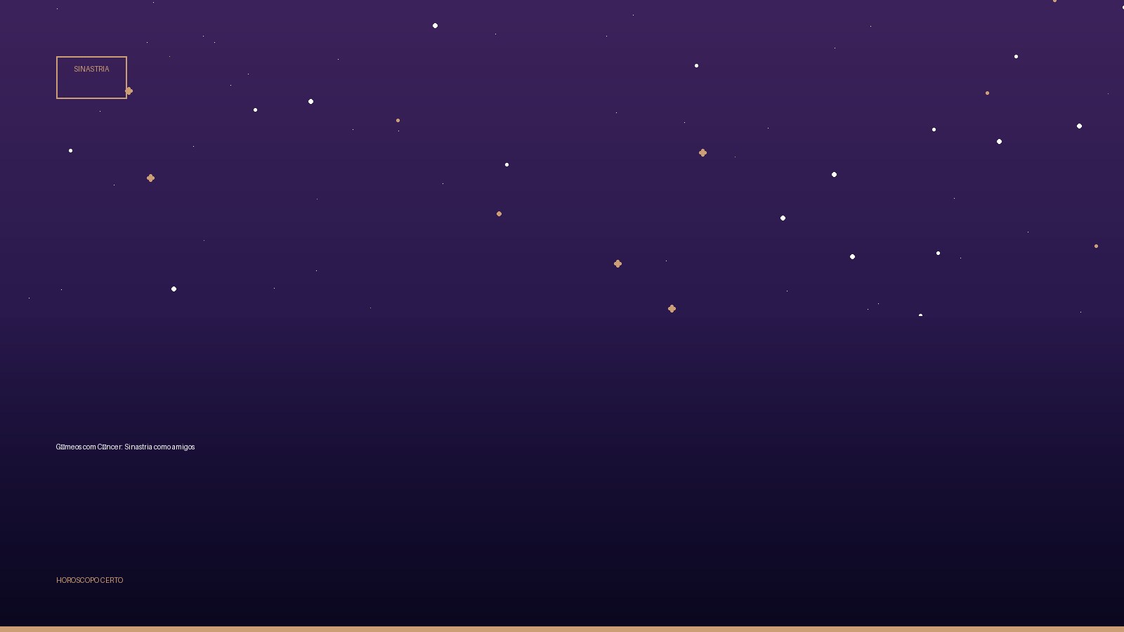 Gêmeos com Câncer: Sinastria como amigos — Sinastria no Horoscopo Certo