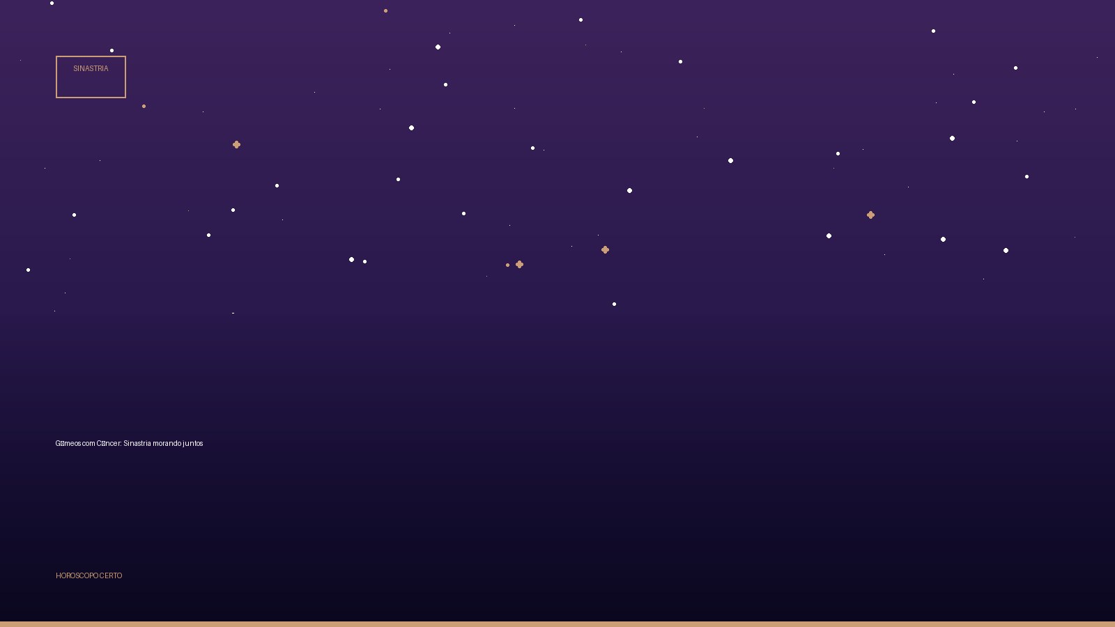 Gêmeos com Câncer: Sinastria morando juntos — Sinastria no Horoscopo Certo