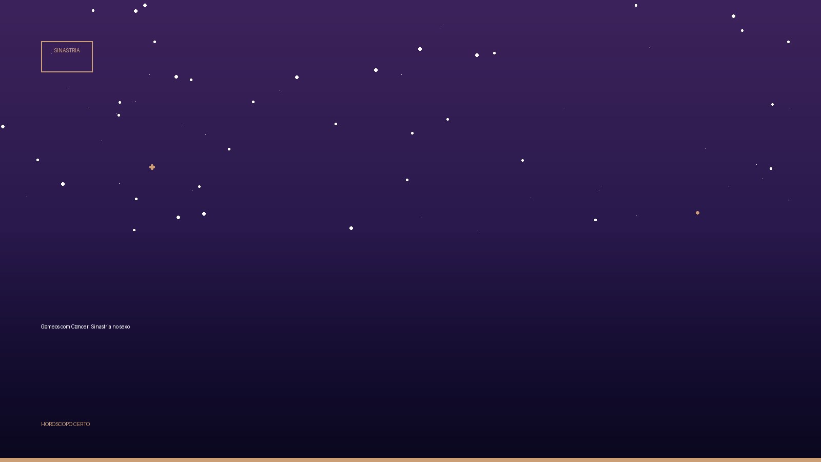 Gêmeos com Câncer: Sinastria no sexo — Sinastria no Horoscopo Certo