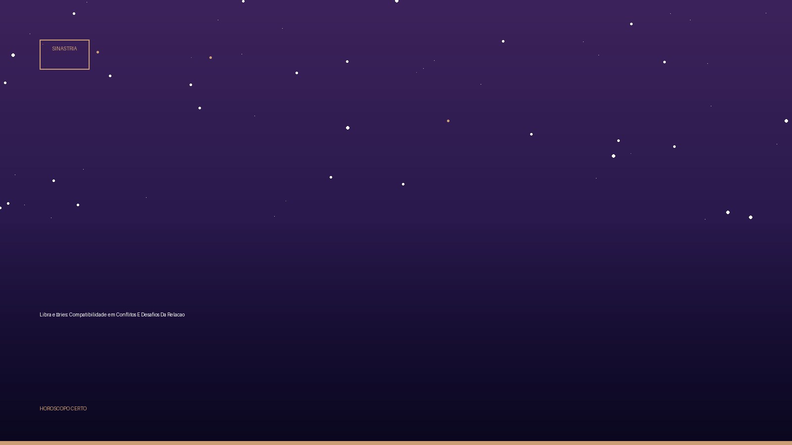 Libra e Áries: Compatibilidade em Conflitos E Desafios Da Relacao — Sinastria no Horoscopo Certo