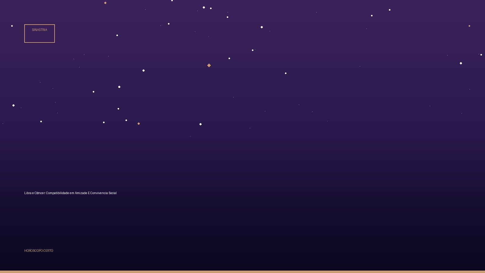 Libra e Câncer: Compatibilidade em Amizade E Convivencia Social — Sinastria no Horoscopo Certo