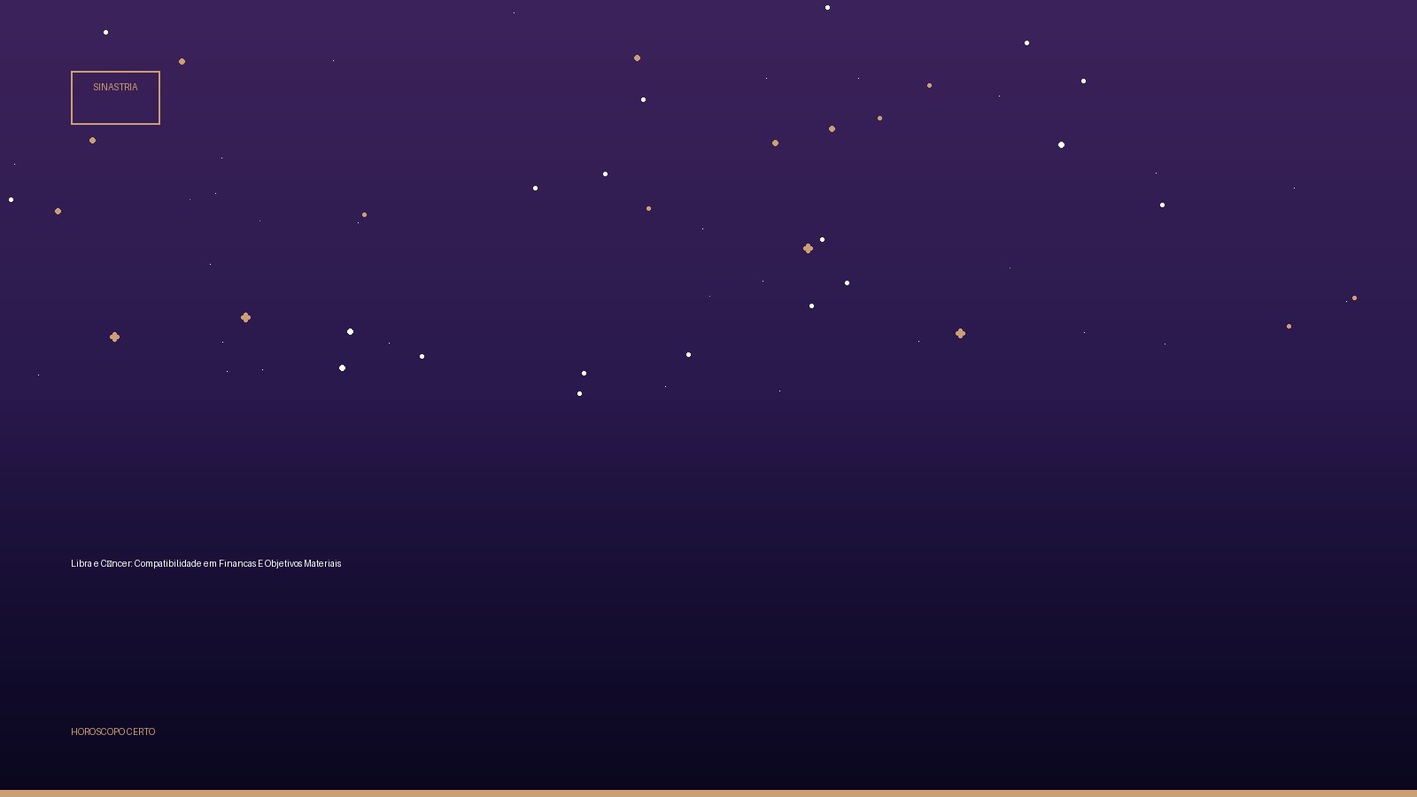 Libra e Câncer: Compatibilidade em Financas E Objetivos Materiais — Sinastria no Horoscopo Certo
