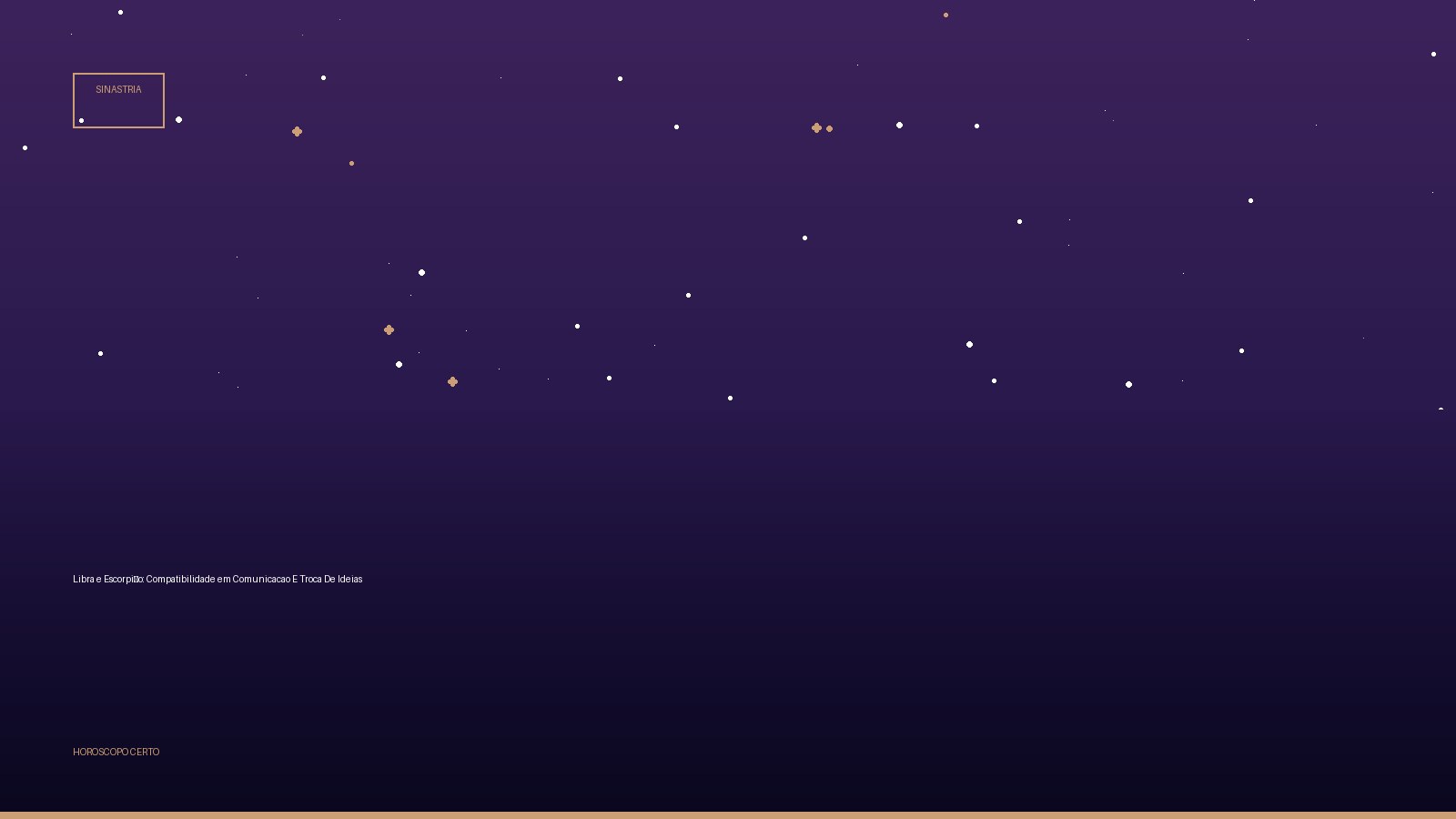 Libra e Escorpião: Compatibilidade em Comunicacao E Troca De Ideias — Sinastria no Horoscopo Certo