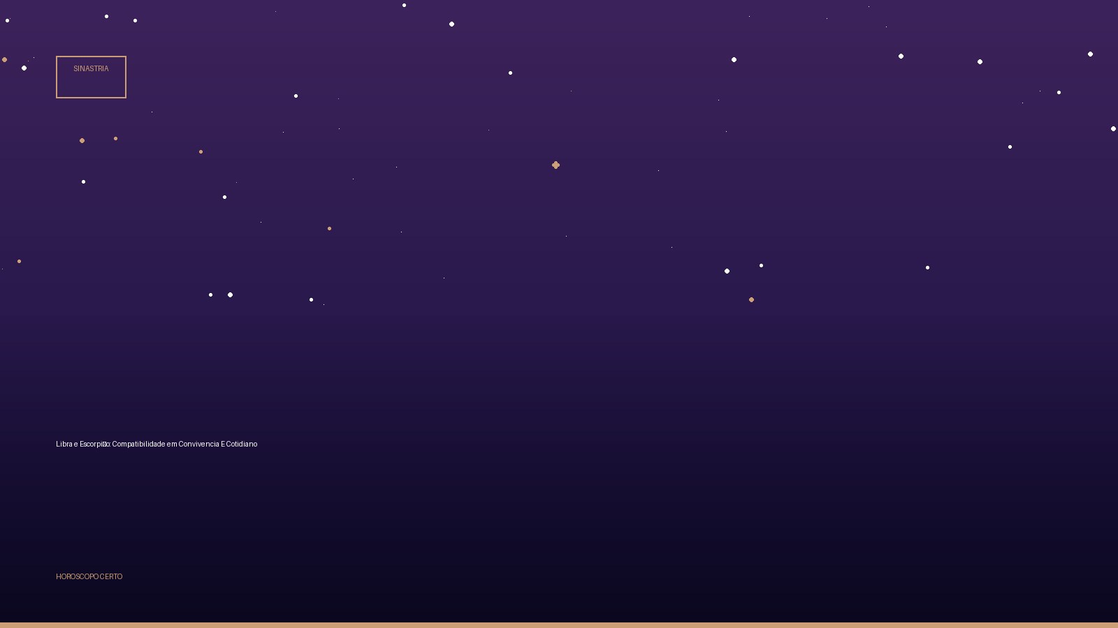 Libra e Escorpião: Compatibilidade em Convivencia E Cotidiano — Sinastria no Horoscopo Certo