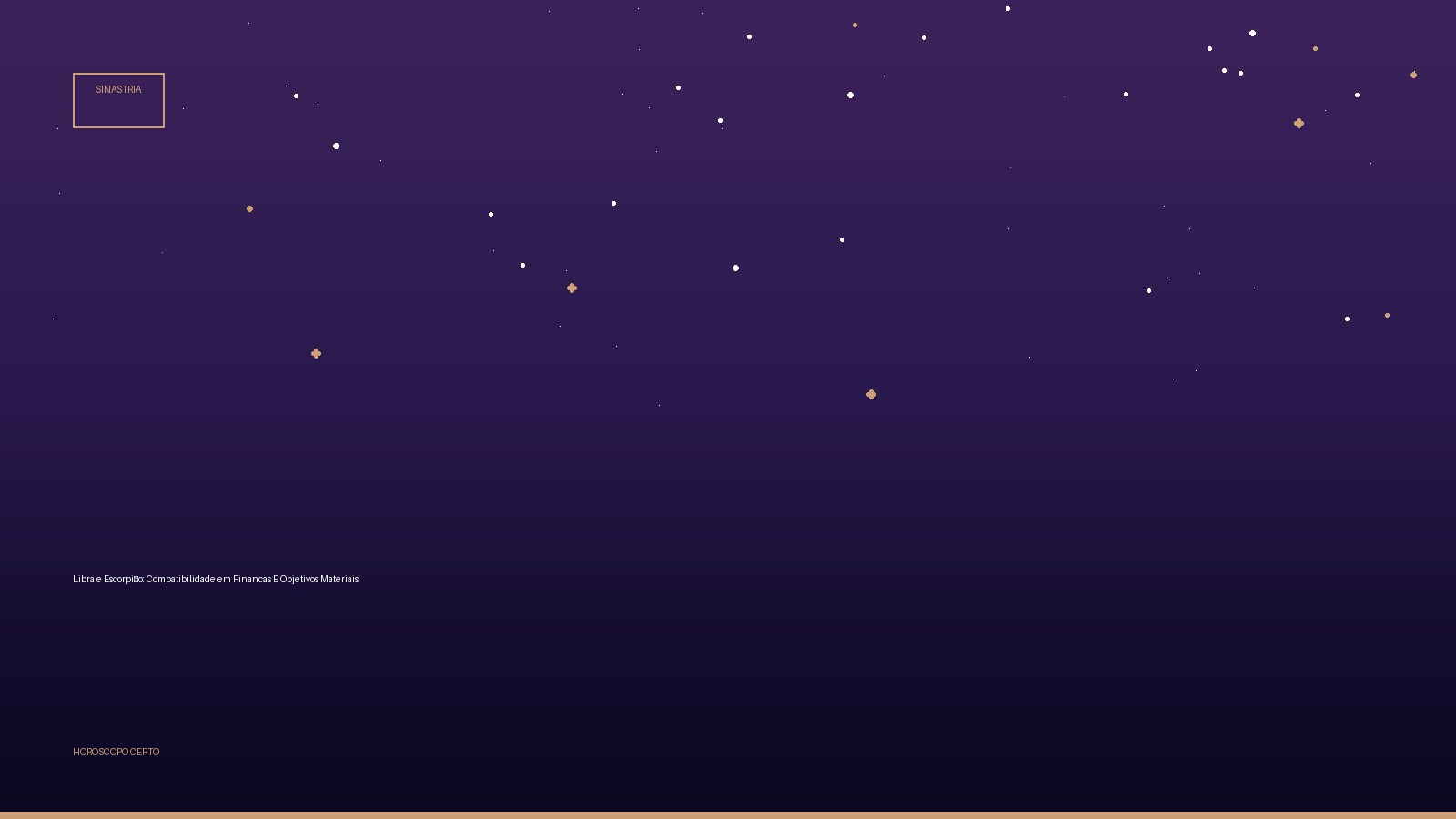 Libra e Escorpião: Compatibilidade em Financas E Objetivos Materiais — Sinastria no Horoscopo Certo