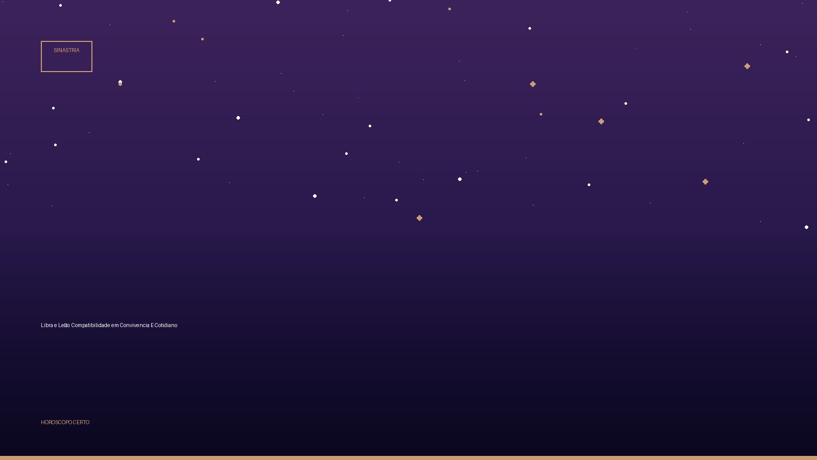 Libra e Leão: Compatibilidade em Convivencia E Cotidiano — Sinastria no Horoscopo Certo