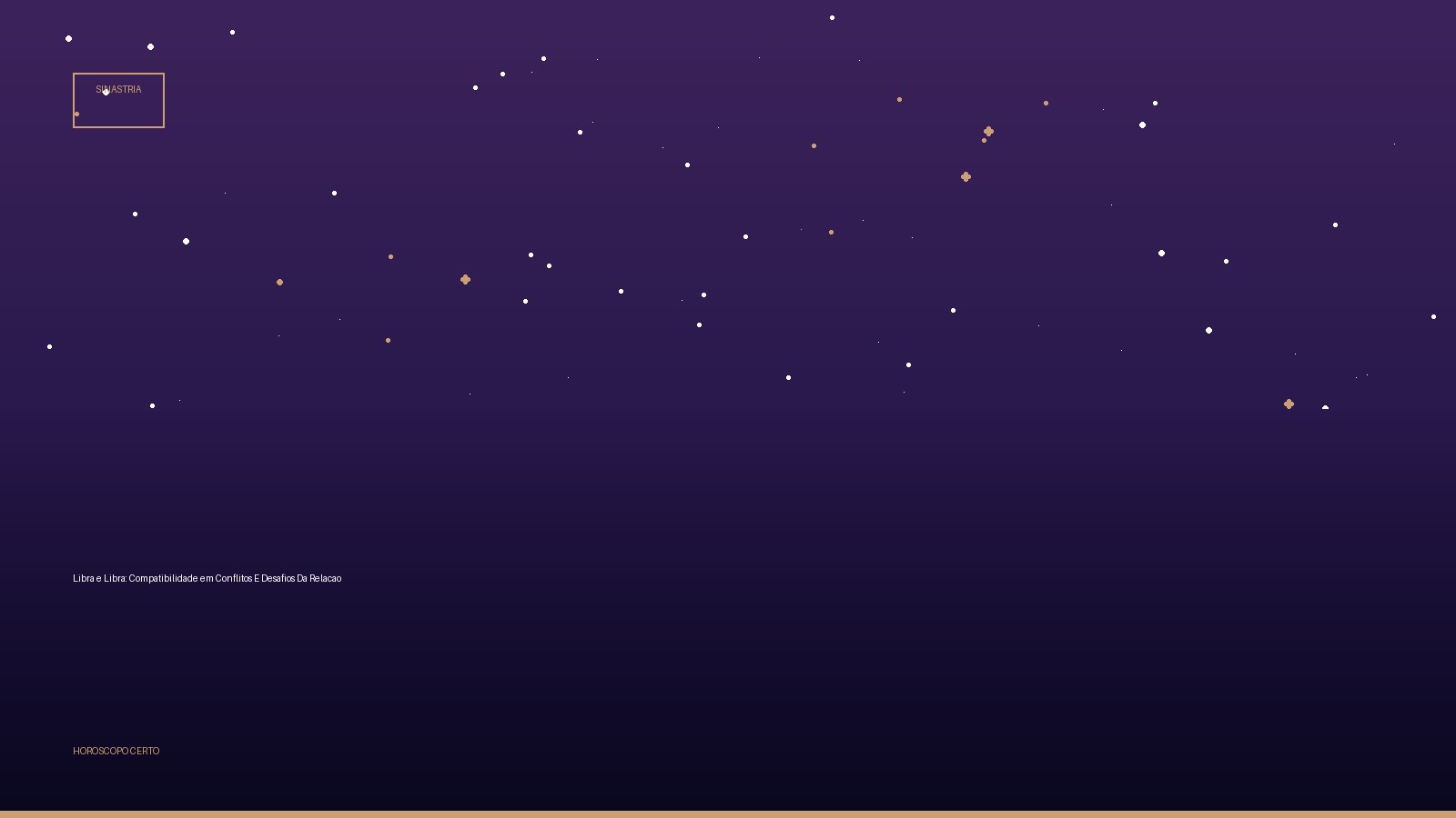 Libra e Libra: Compatibilidade em Conflitos E Desafios Da Relacao — Sinastria no Horoscopo Certo