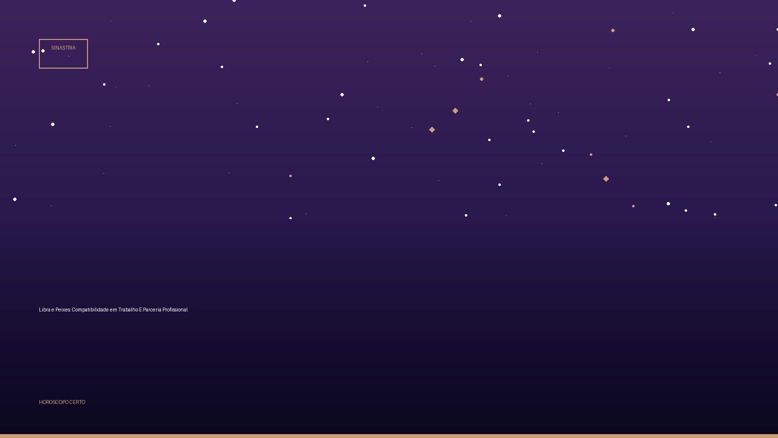 Libra e Peixes: Compatibilidade em Trabalho E Parceria Profissional — Sinastria no Horoscopo Certo