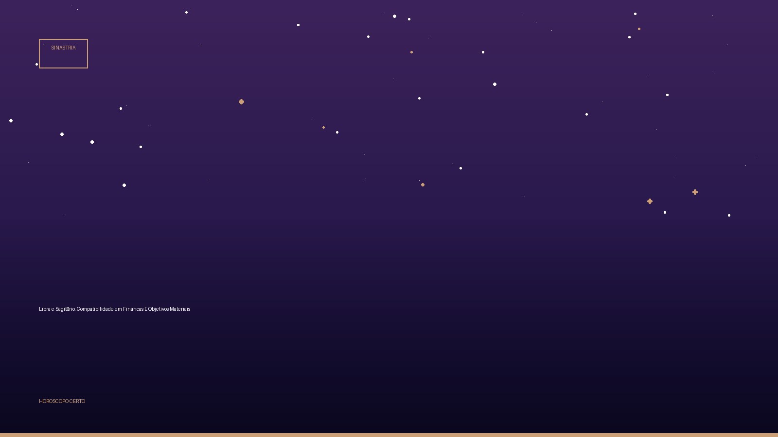 Libra e Sagitário: Compatibilidade em Financas E Objetivos Materiais — Sinastria no Horoscopo Certo