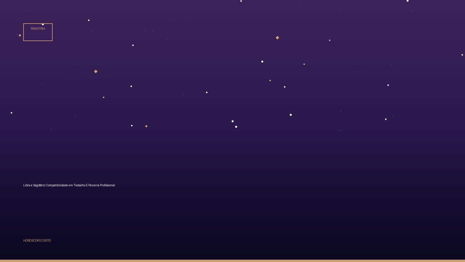 Libra e Sagitário: Compatibilidade em Trabalho E Parceria Profissional — Sinastria no Horoscopo Certo