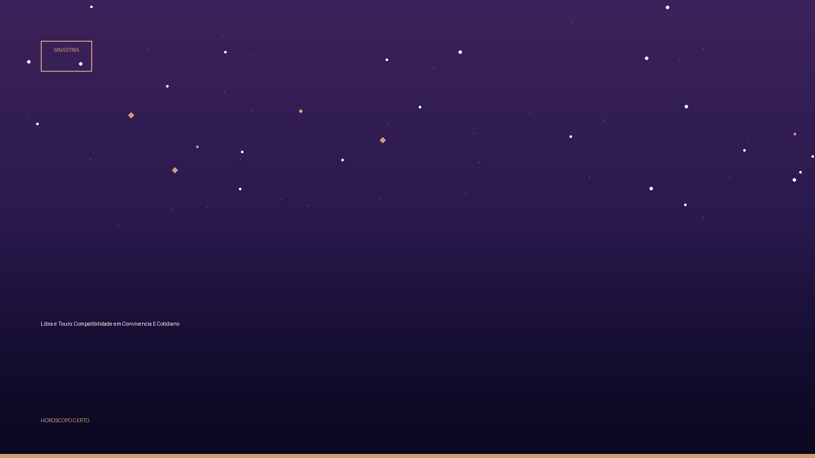 Libra e Touro: Compatibilidade em Convivencia E Cotidiano — Sinastria no Horoscopo Certo