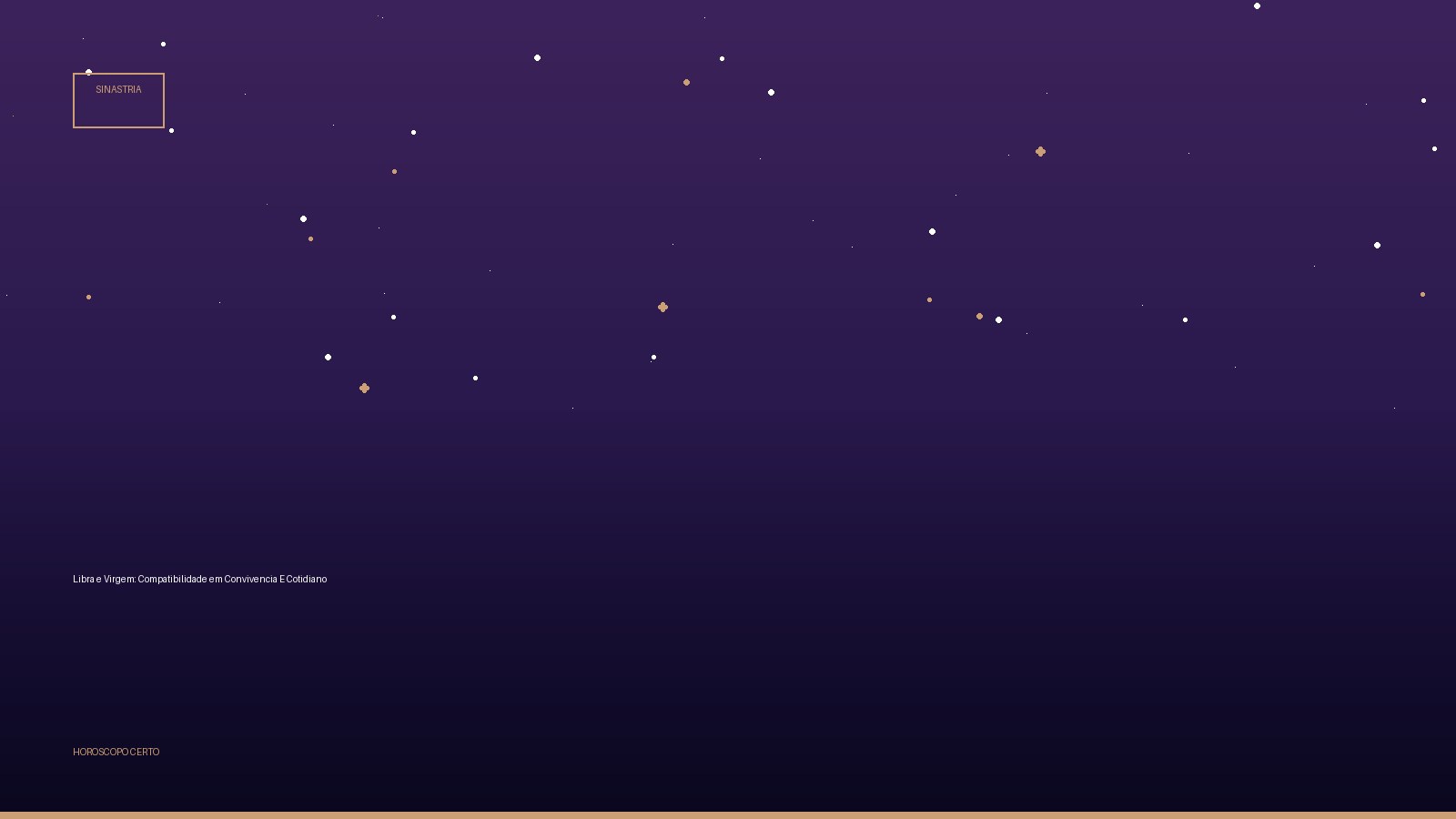 Libra e Virgem: Compatibilidade em Convivencia E Cotidiano — Sinastria no Horoscopo Certo