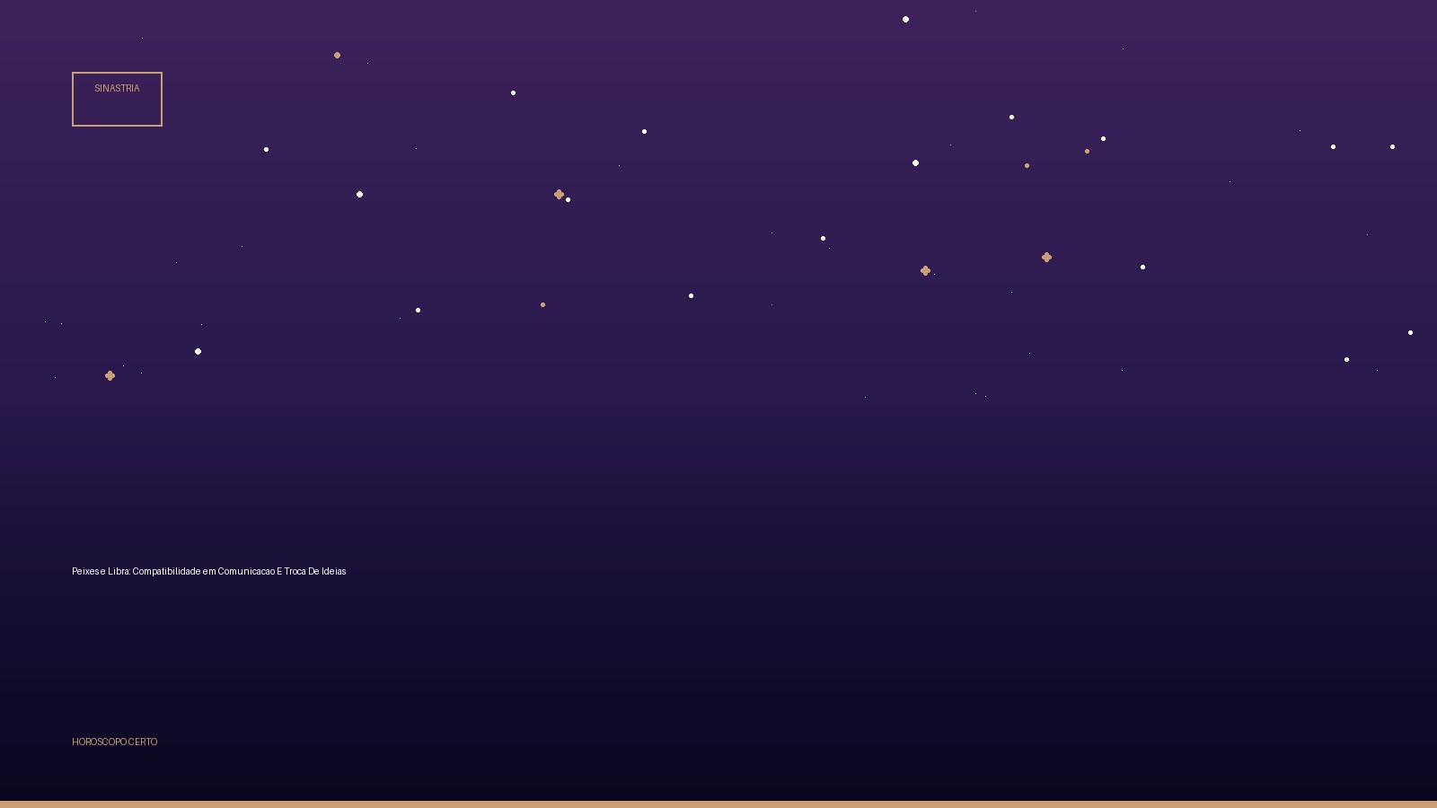 Peixes e Libra: Compatibilidade em Comunicacao E Troca De Ideias — Sinastria no Horoscopo Certo