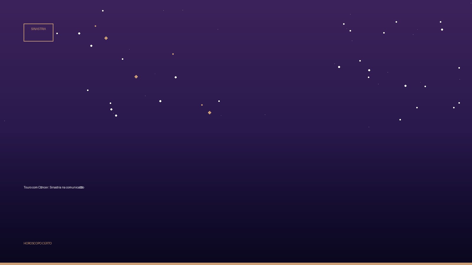 Touro com Câncer: Sinastria na comunicação — Sinastria no Horoscopo Certo