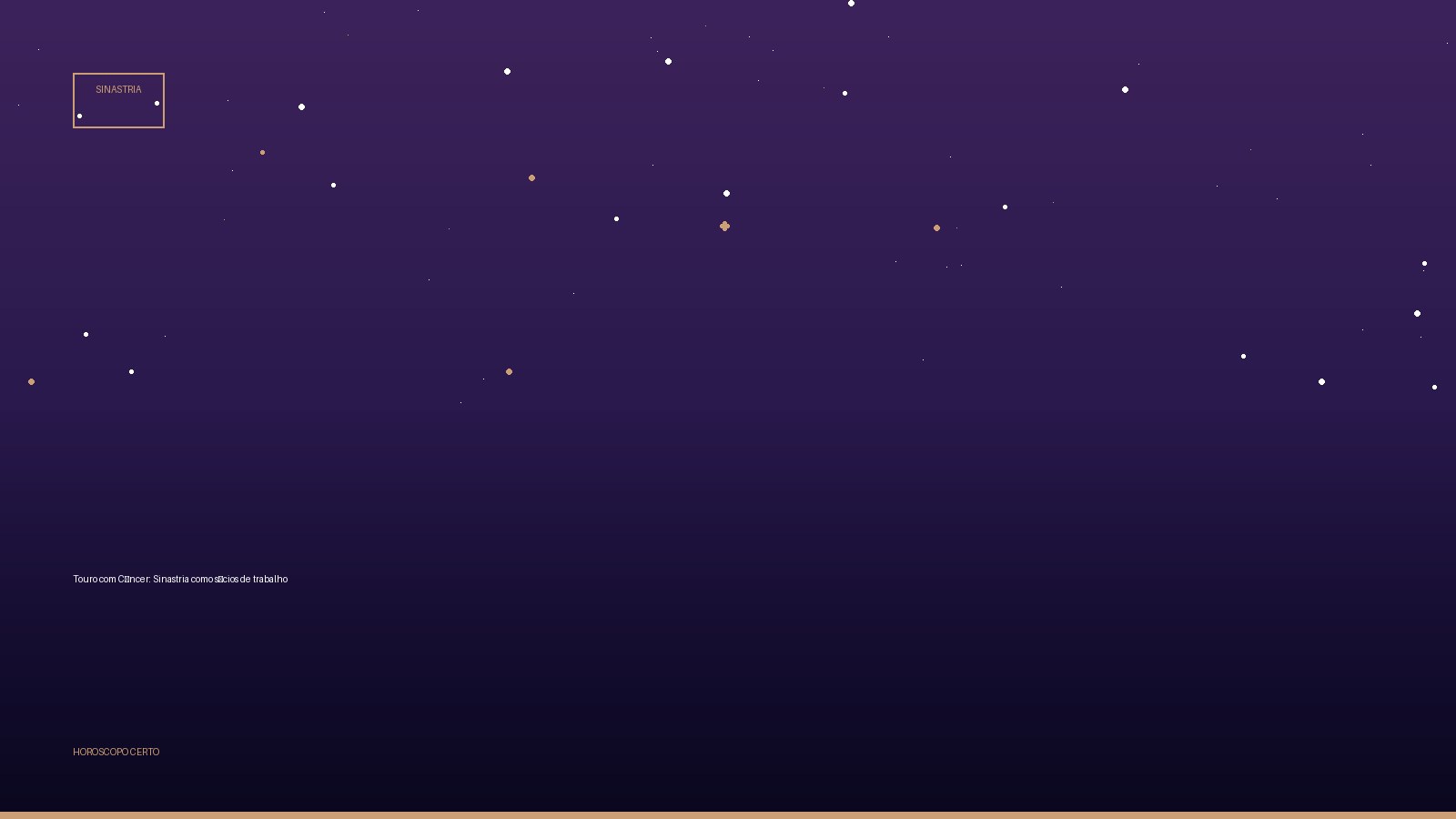 Touro com Câncer: Sinastria como sócios de trabalho — Sinastria no Horoscopo Certo