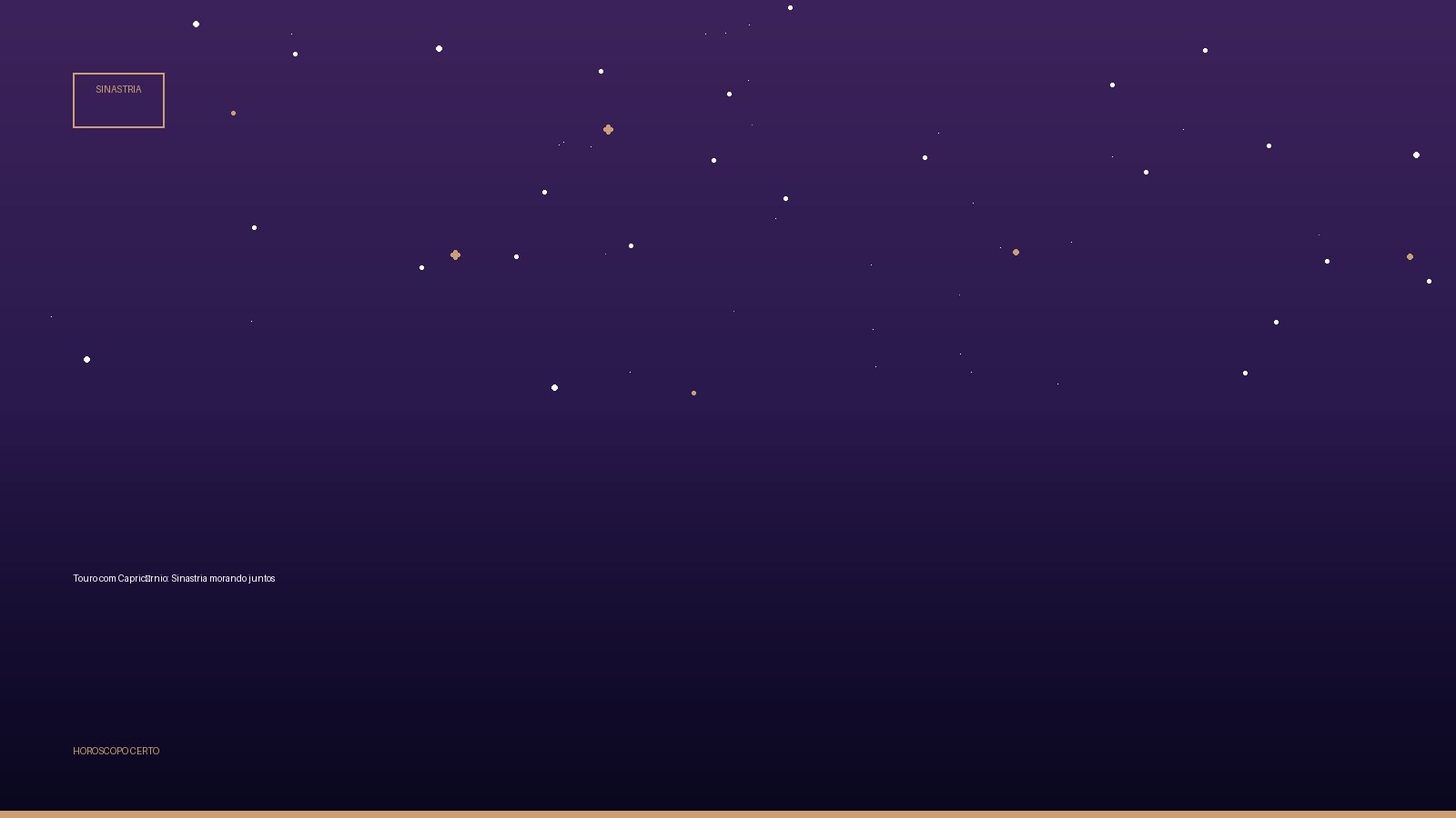 Touro com Capricórnio: Sinastria morando juntos — Sinastria no Horoscopo Certo