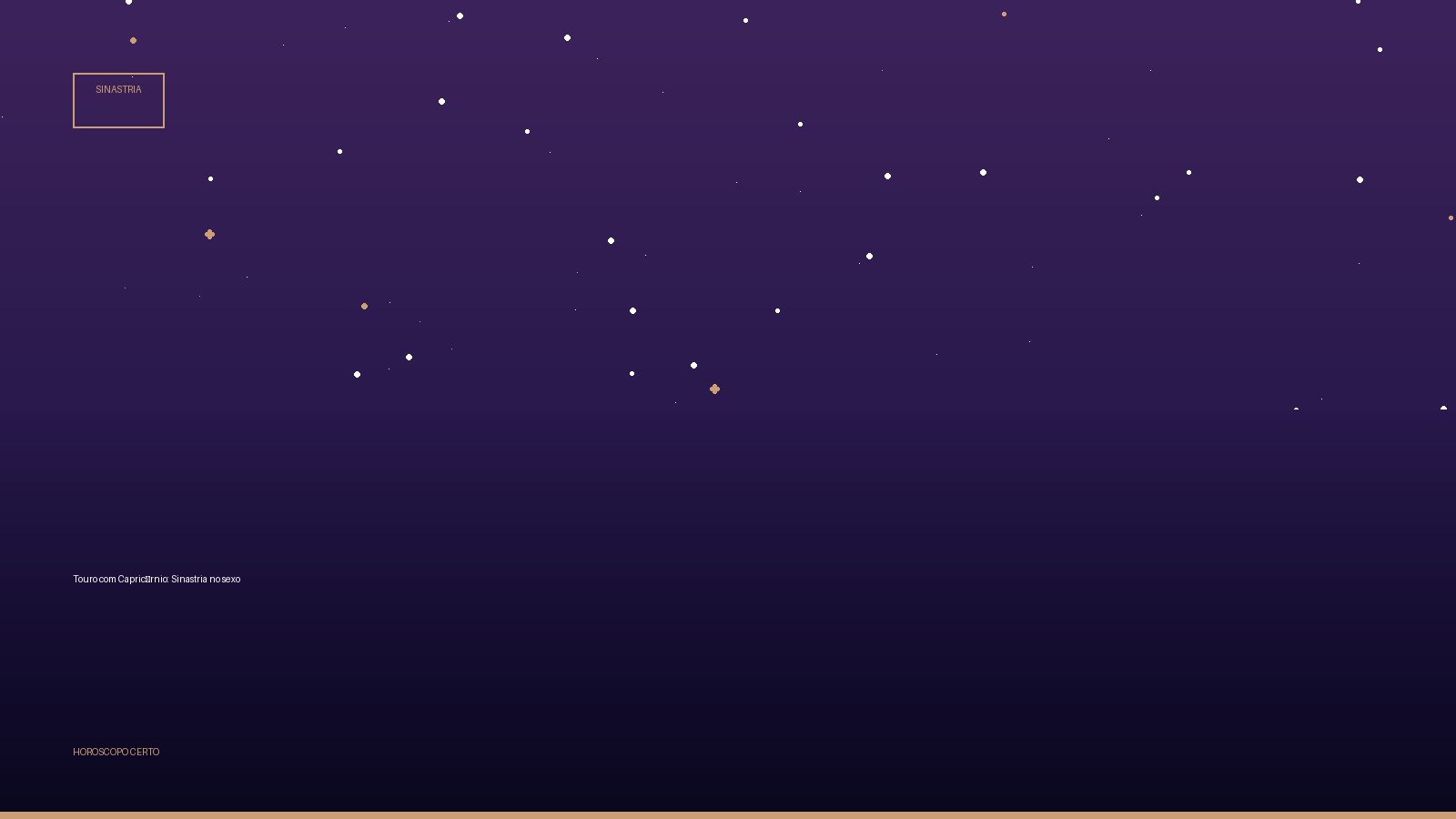 Touro com Capricórnio: Sinastria no sexo — Sinastria no Horoscopo Certo