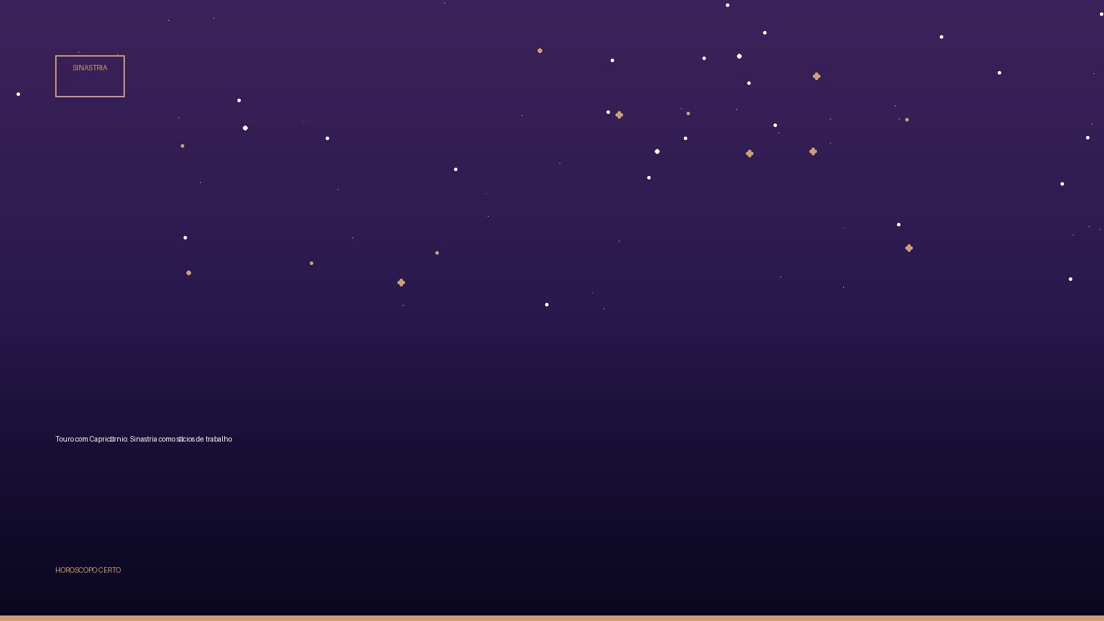 Touro com Capricórnio: Sinastria como sócios de trabalho — Sinastria no Horoscopo Certo
