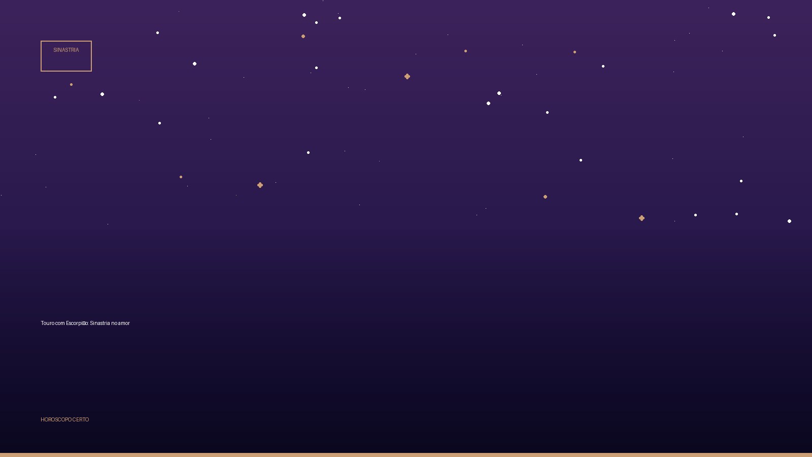 Touro com Escorpião: Sinastria no amor — Sinastria no Horoscopo Certo
