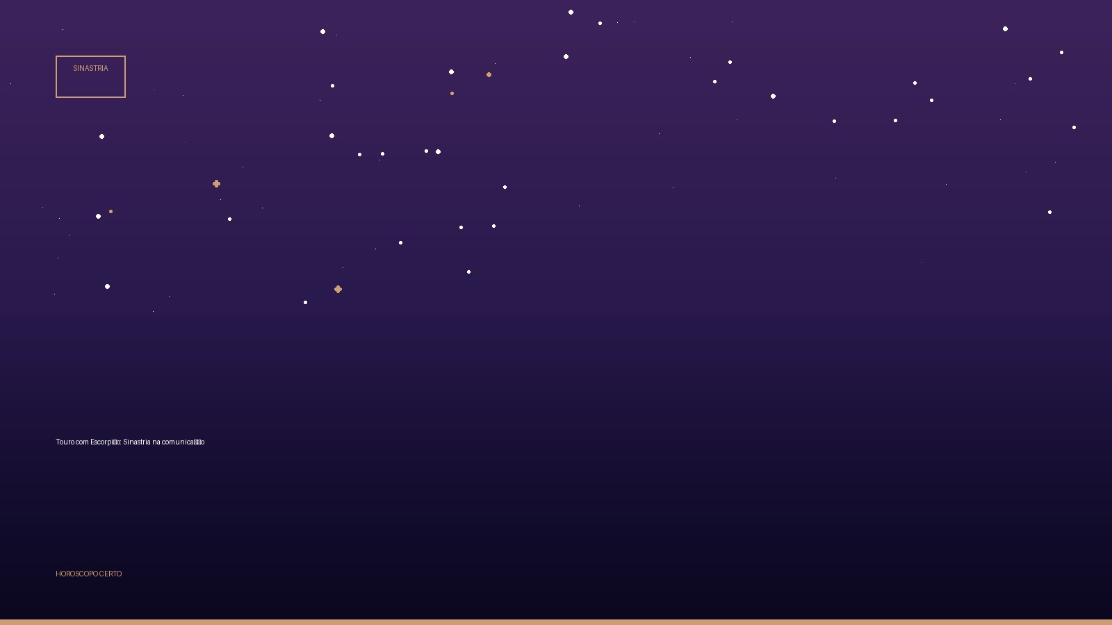 Touro com Escorpião: Sinastria na comunicação — Sinastria no Horoscopo Certo