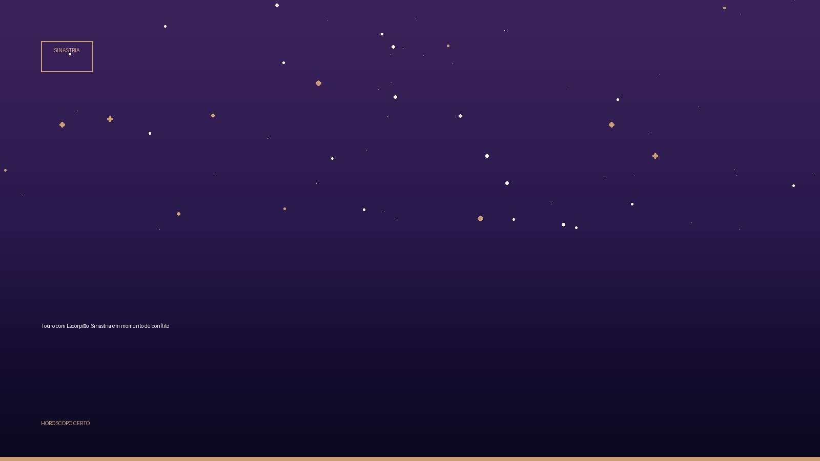 Touro com Escorpião: Sinastria em momento de conflito — Sinastria no Horoscopo Certo