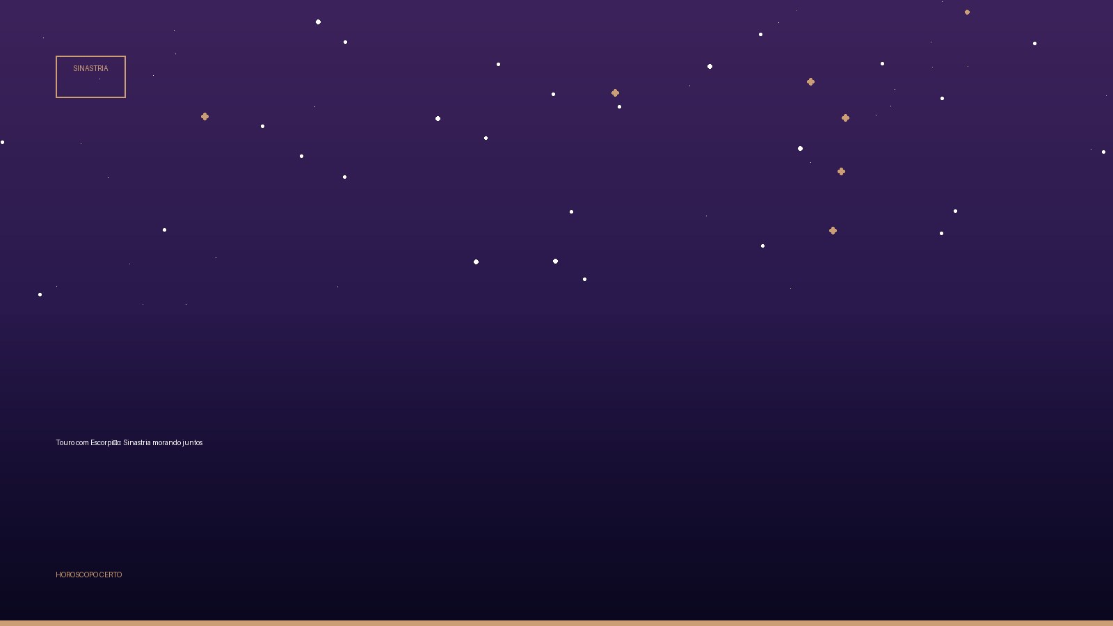 Touro com Escorpião: Sinastria morando juntos — Sinastria no Horoscopo Certo