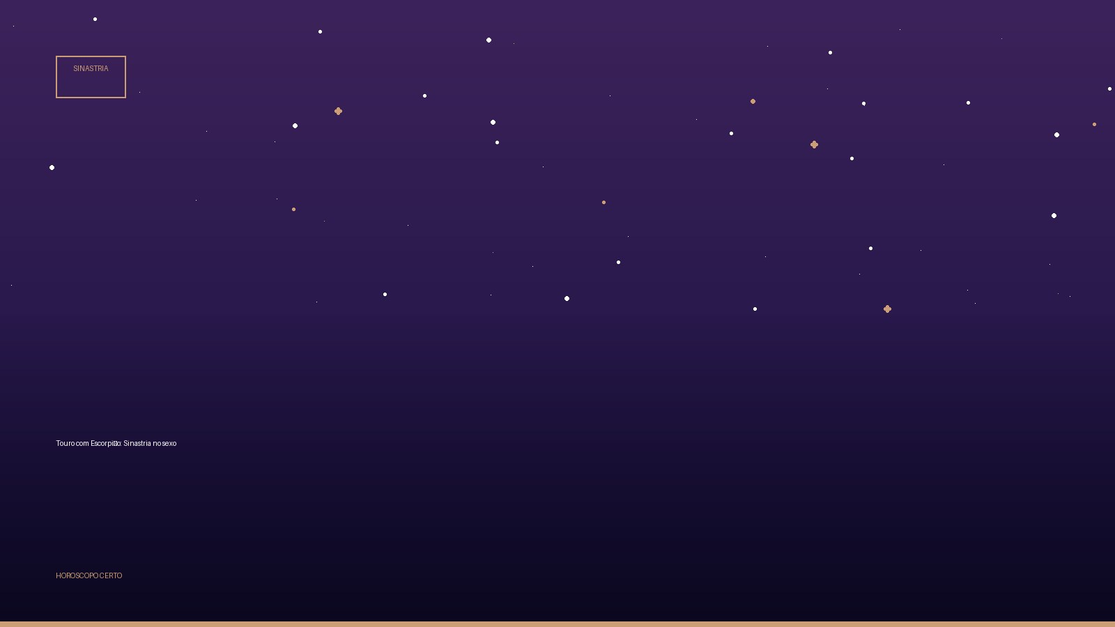 Touro com Escorpião: Sinastria no sexo — Sinastria no Horoscopo Certo