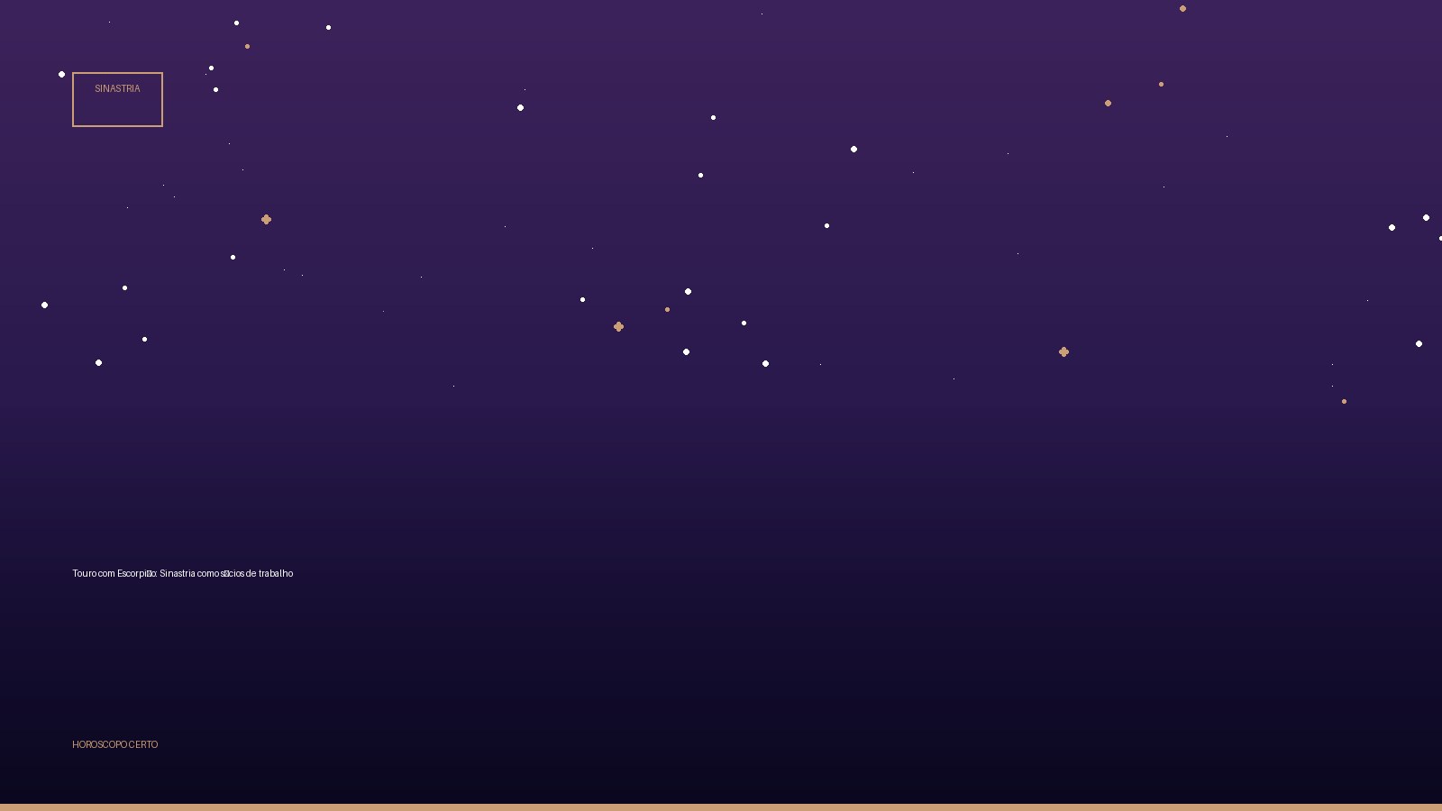 Touro com Escorpião: Sinastria como sócios de trabalho — Sinastria no Horoscopo Certo
