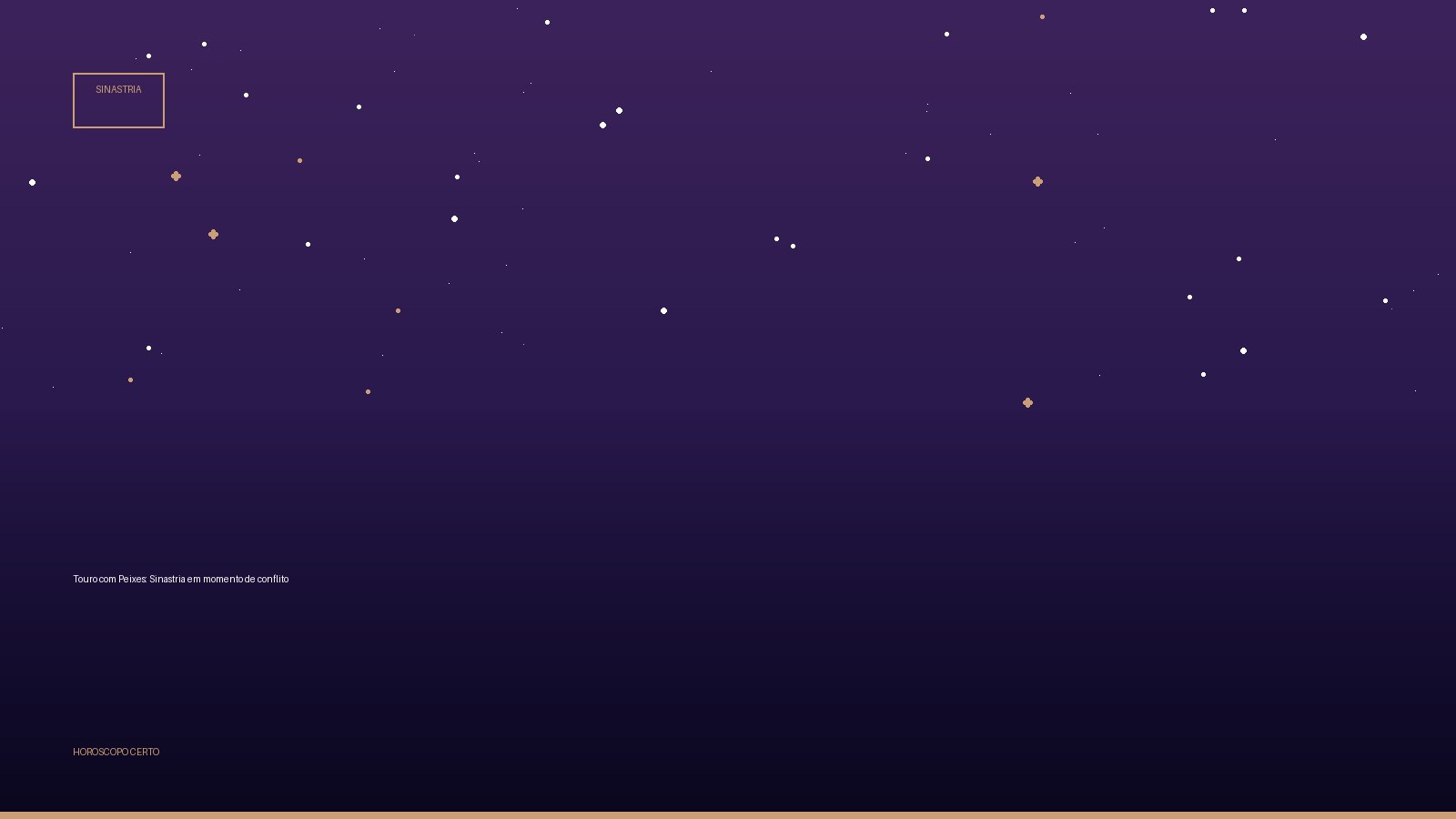 Touro com Peixes: Sinastria em momento de conflito — Sinastria no Horoscopo Certo